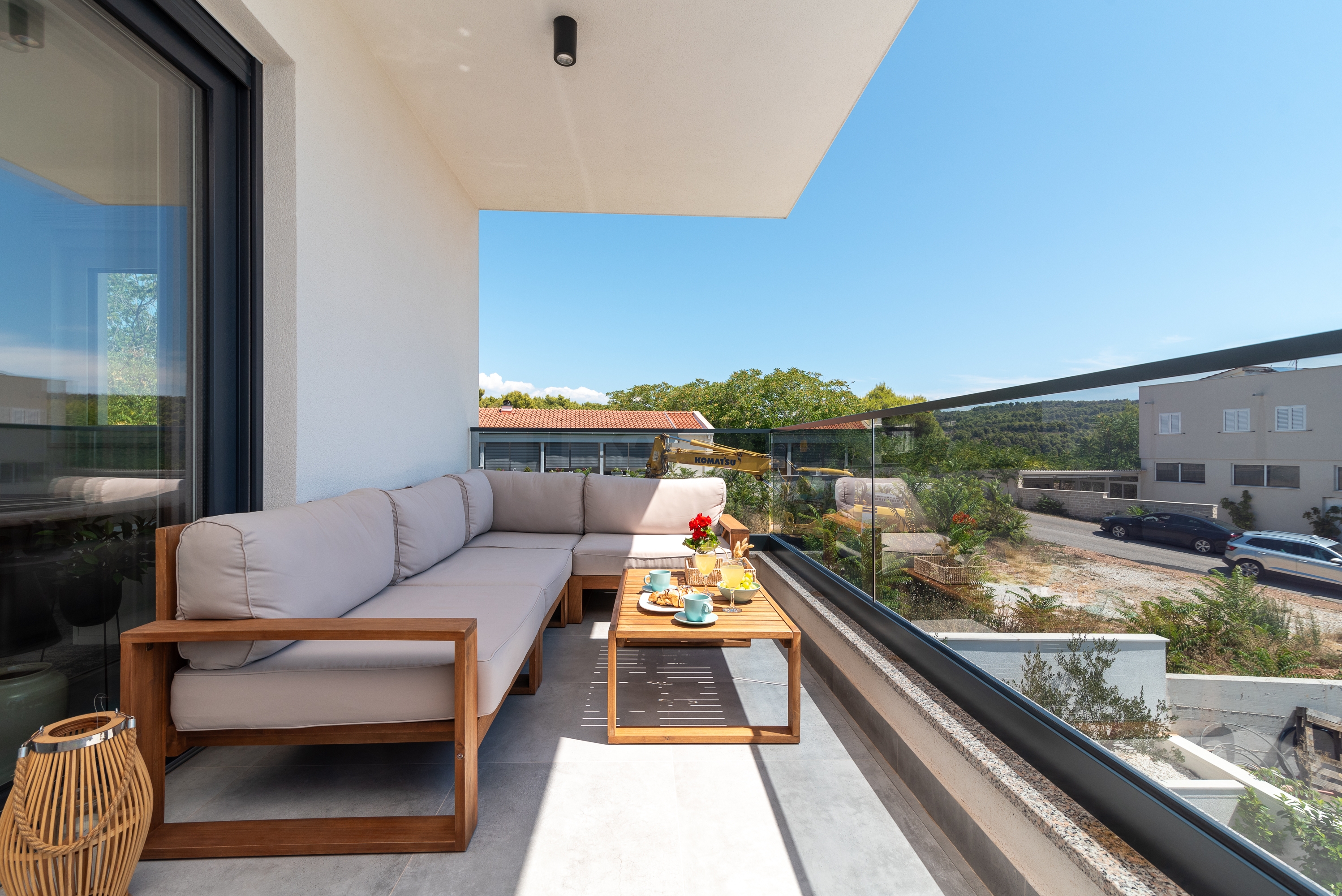 Two bedroom apartment with balcony and sea view Okrug Gornji, Čiovo  A-a