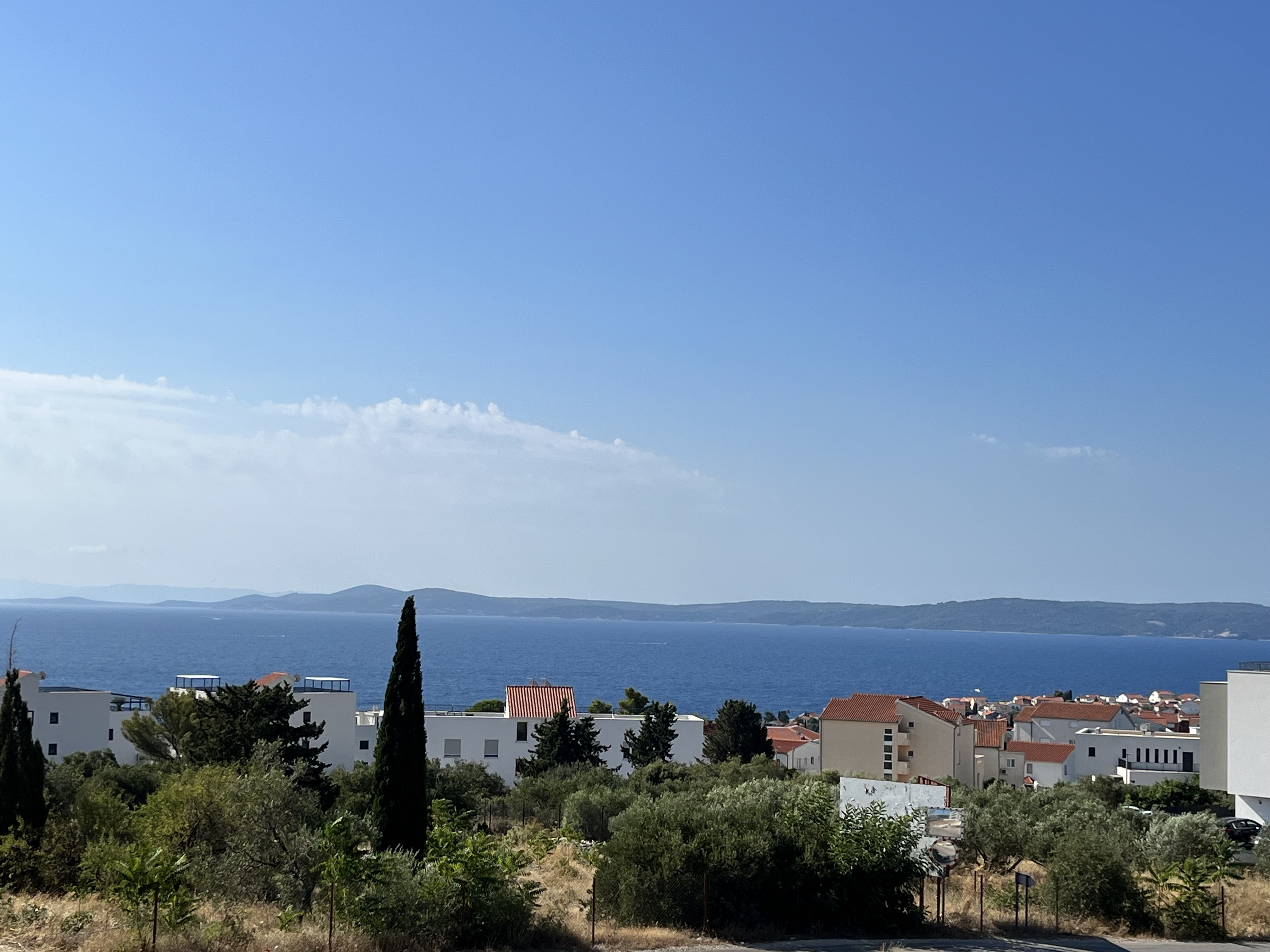 Two bedroom apartment with balcony and sea view Okrug Gornji, Čiovo  A-a