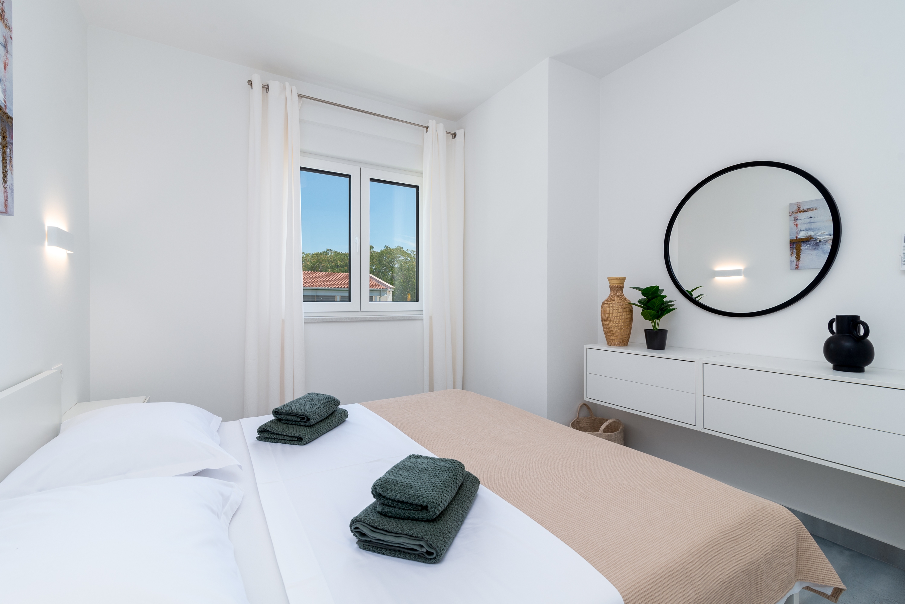 Two bedroom apartment with balcony and sea view Okrug Gornji, Čiovo  A-a