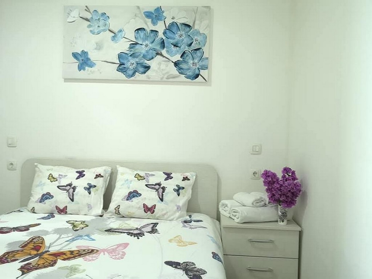 Two bedroom apartment with terrace and sea view Trpanj, Pelješac  A-a