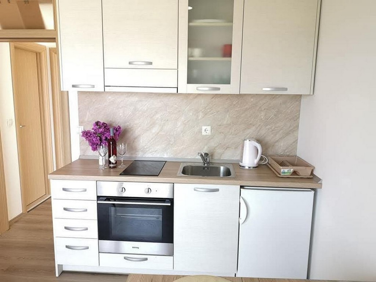 Two bedroom apartment with terrace and sea view Trpanj, Pelješac  A-a