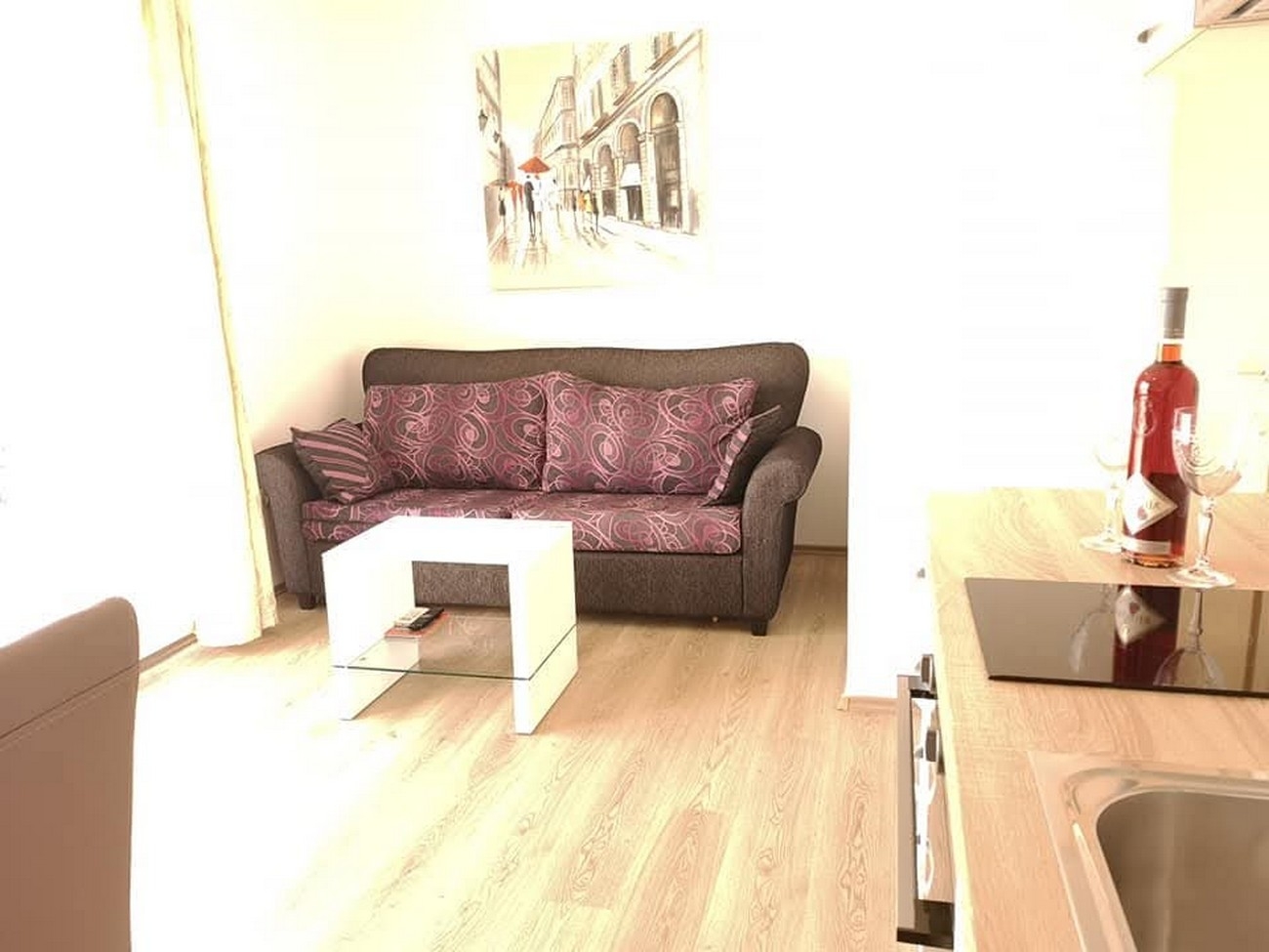 Two bedroom apartment with terrace and sea view Trpanj, Pelješac  A-a