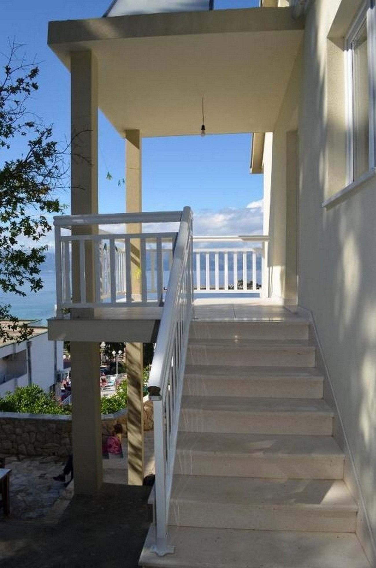 Two bedroom apartment with terrace and sea view Trpanj, Pelješac  A-a
