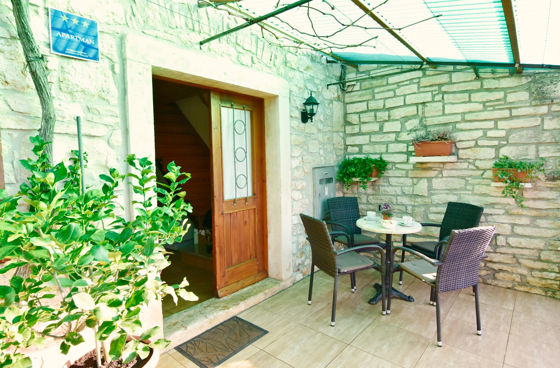 One bedroom apartment with terrace Umag  A-a