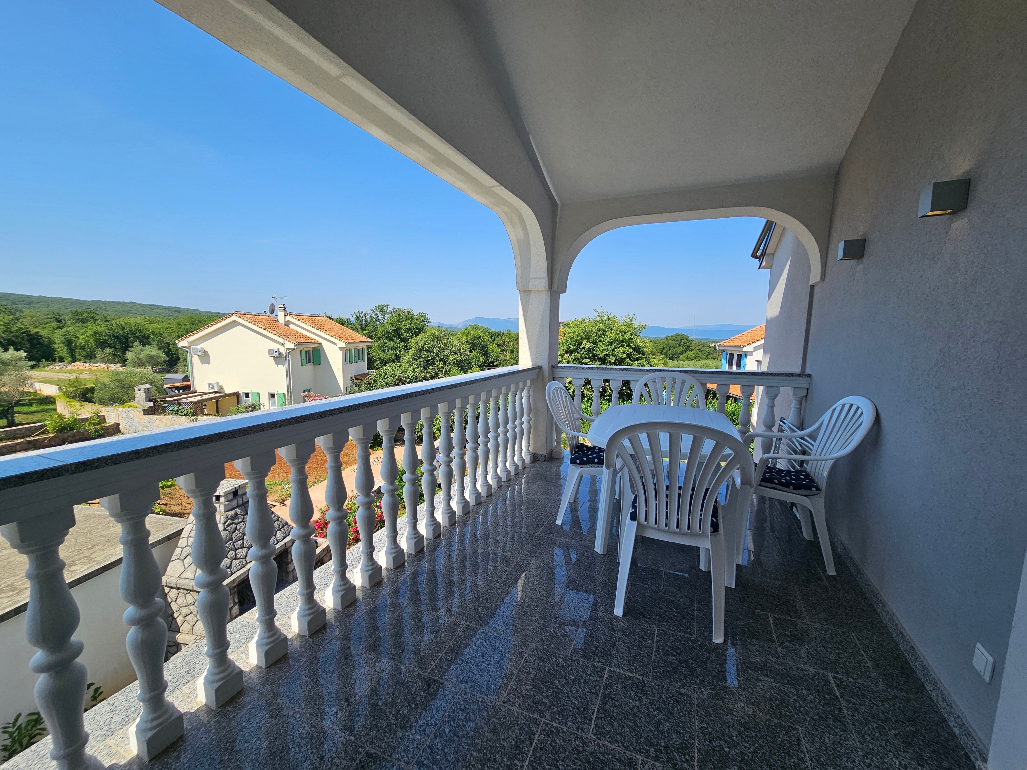 Two bedroom apartment with terrace Barušići, Krk  A-a