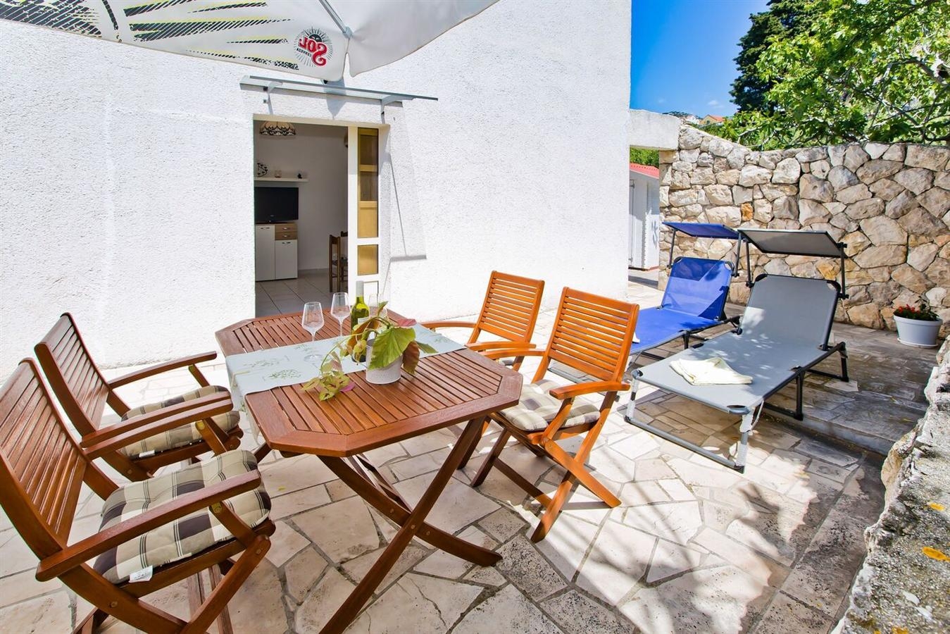 One bedroom apartment with terrace Hvar  A-a