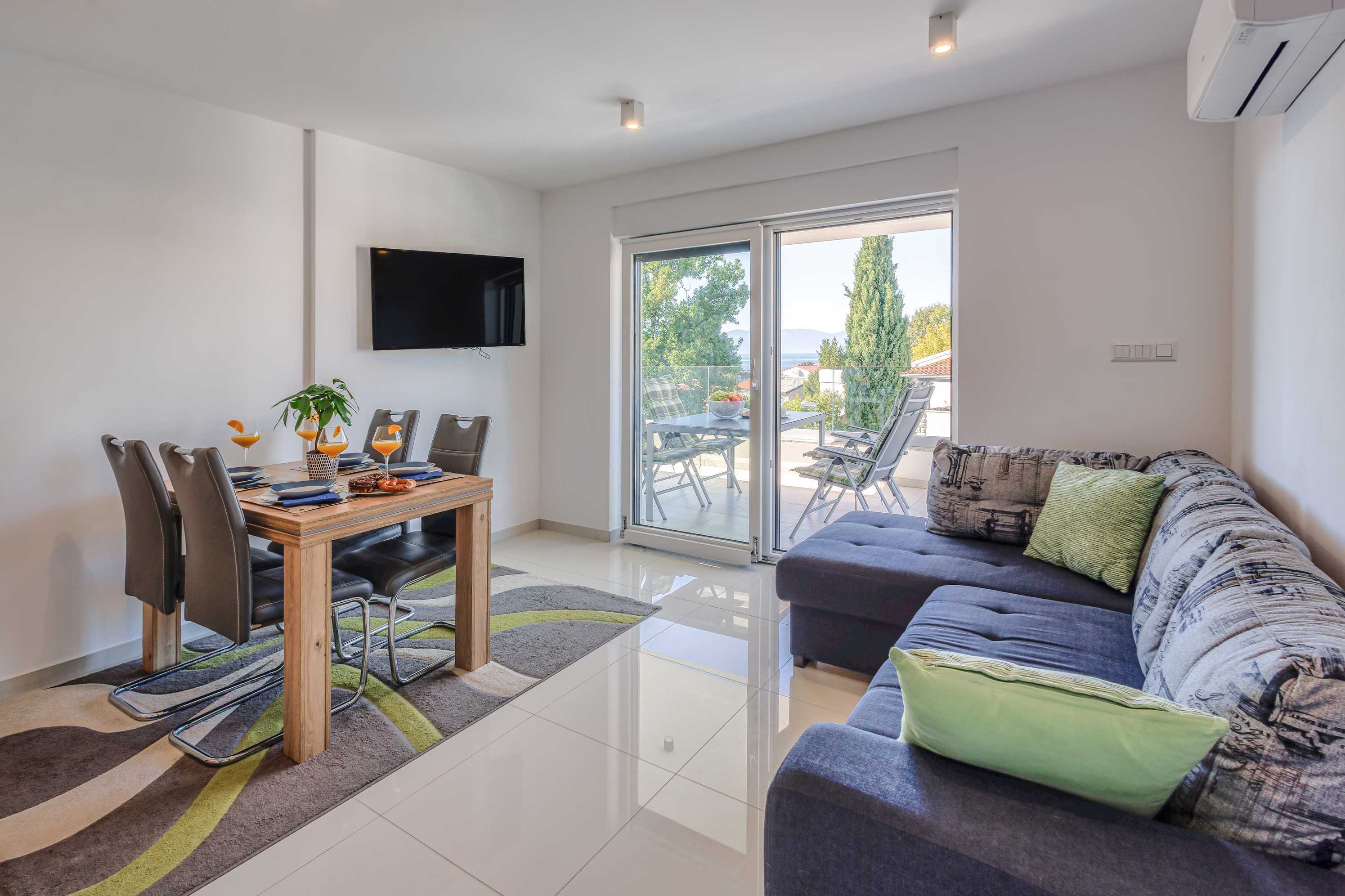 Two bedroom apartment with terrace and sea view Njivice, Krk (A-23677-a) Two bedroom apartment with terrace and sea view Njivice, Krk (A-23677-a)