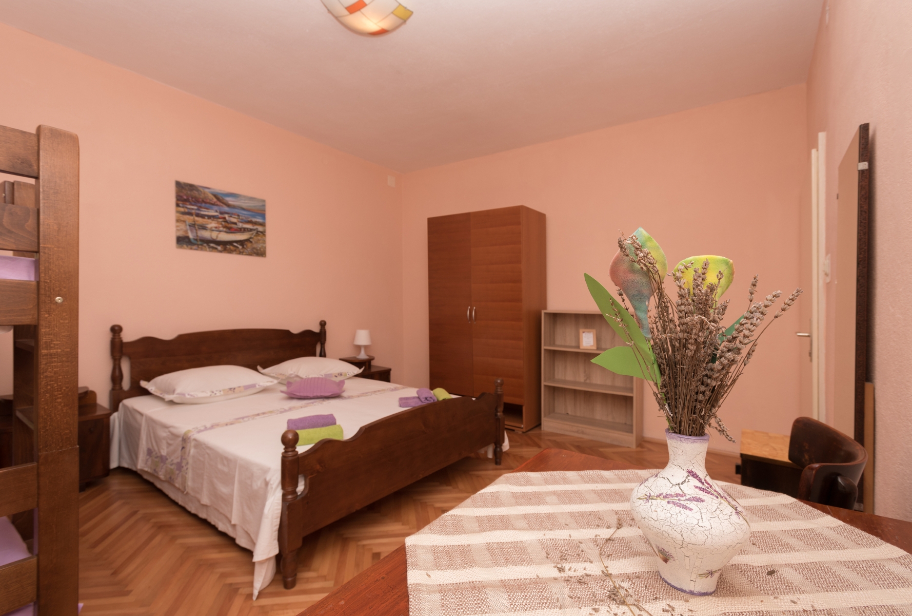 Three bedroom apartment with terrace and sea view Podgora, Makarska  A-a