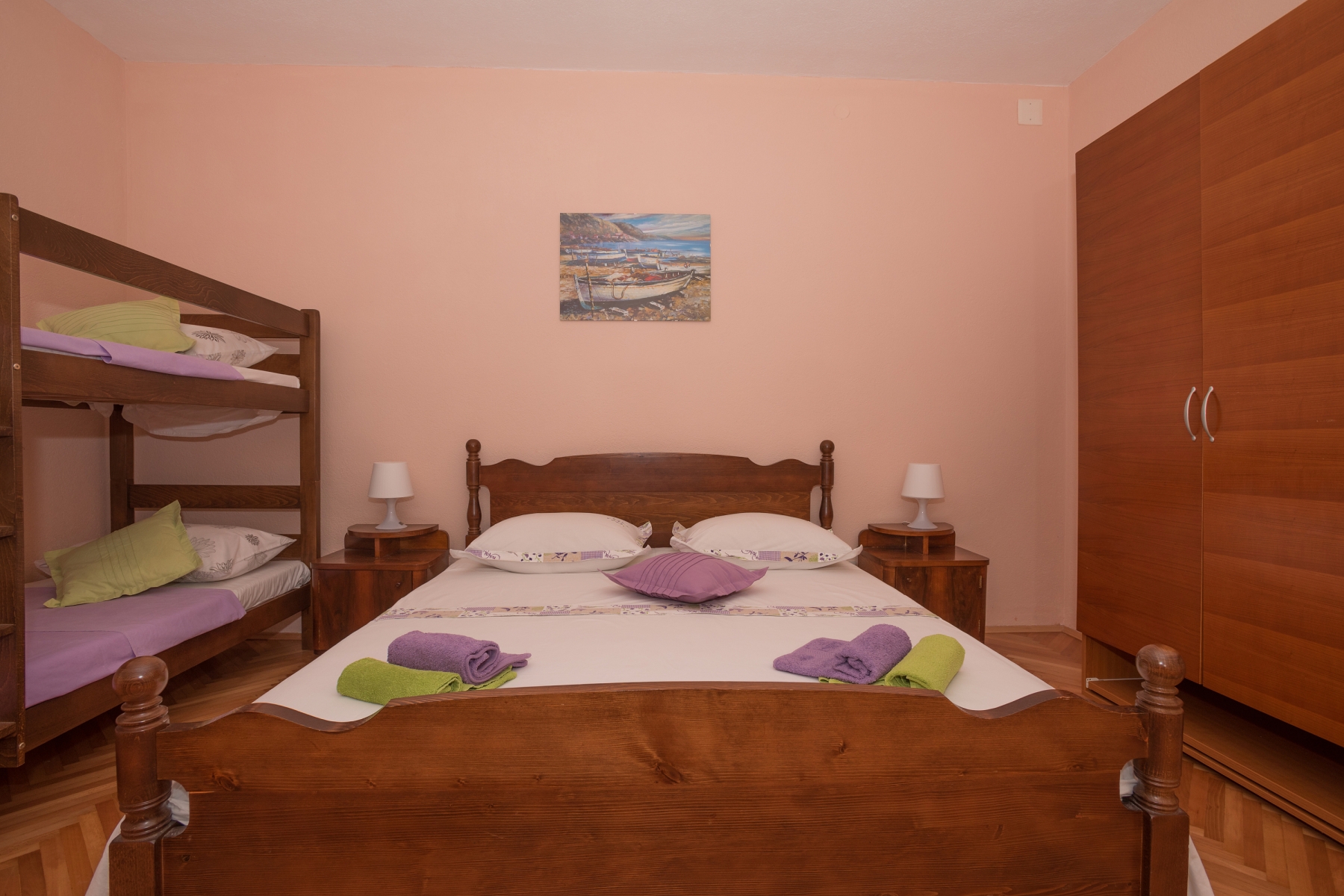 Three bedroom apartment with terrace and sea view Podgora, Makarska  A-a