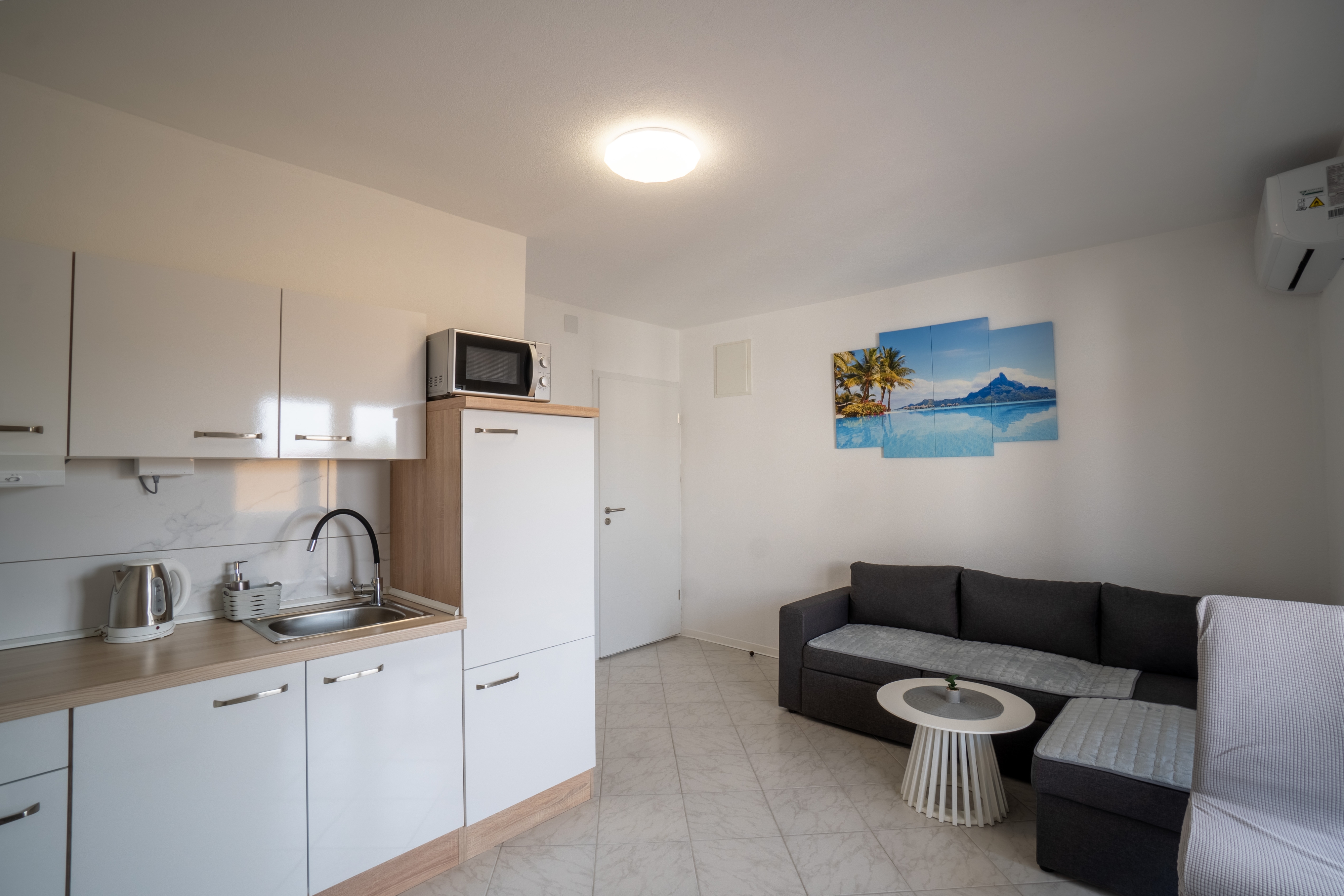 One bedroom apartment with balcony Vir  A-b