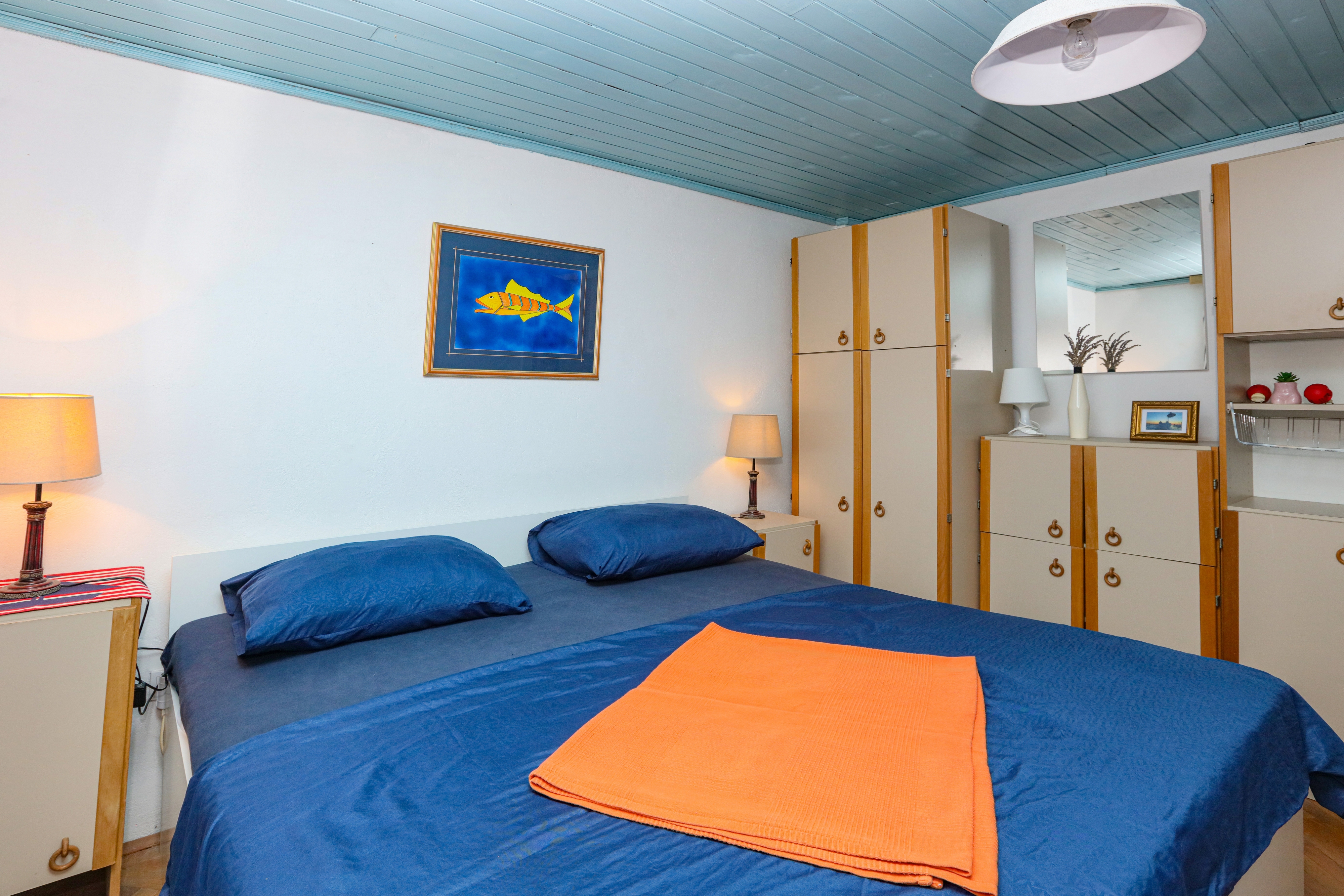 Two bedroom apartment with balcony and sea view Biograd na Moru, Biograd  A-b