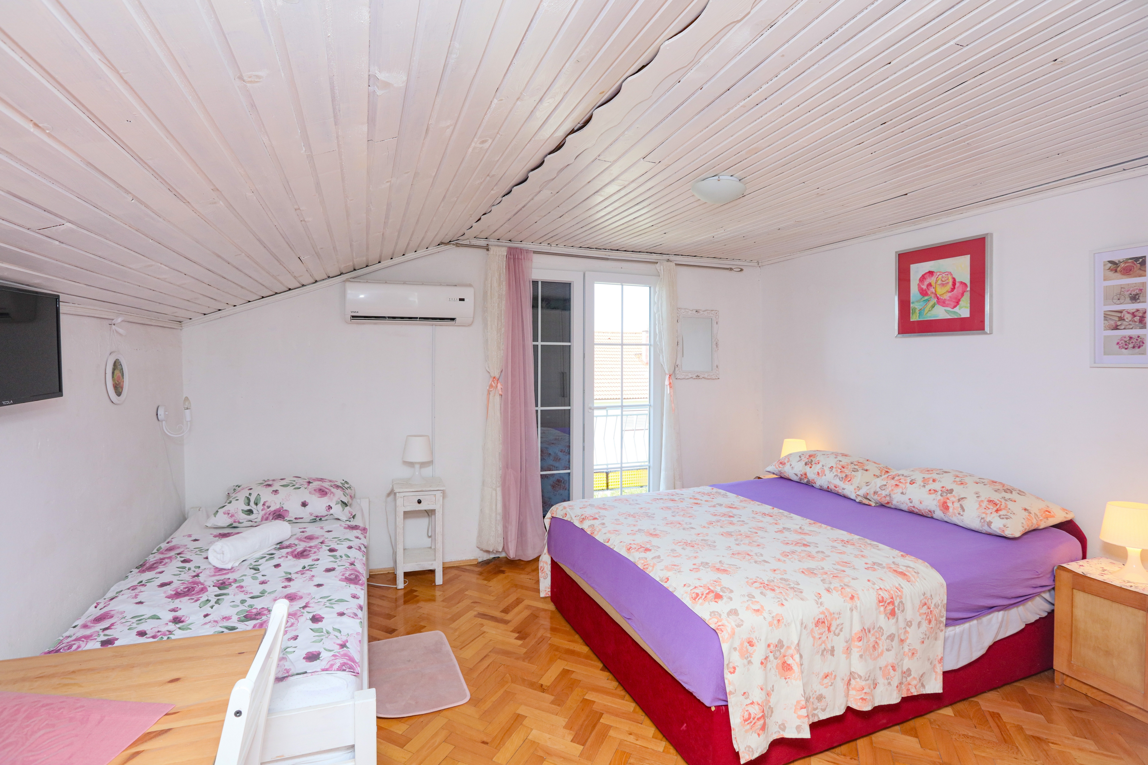Studio flat with balcony and sea view Biograd na Moru, Biograd  AS-b