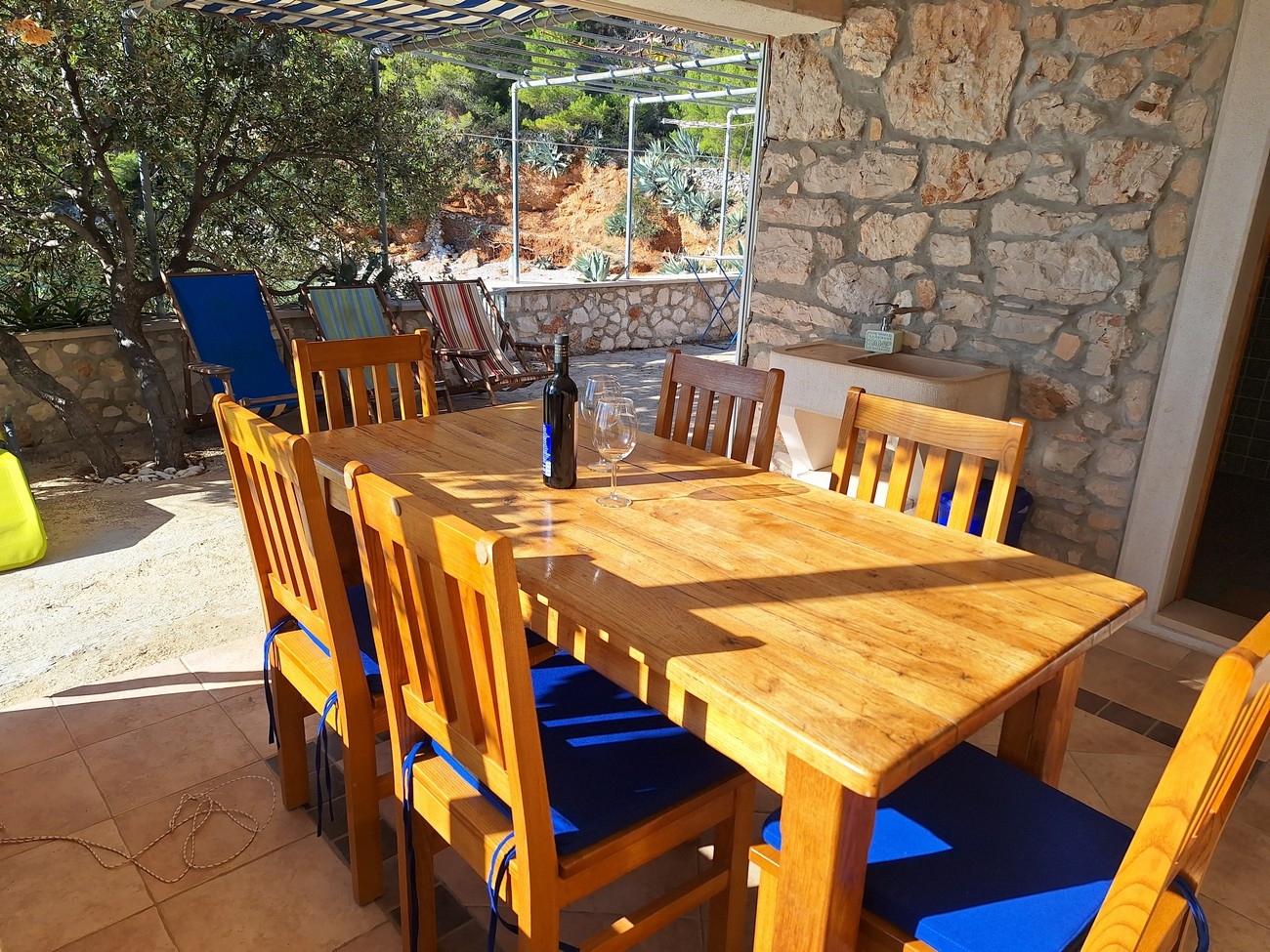 Two bedroom house near beach Cove Medvidina, Hvar  K