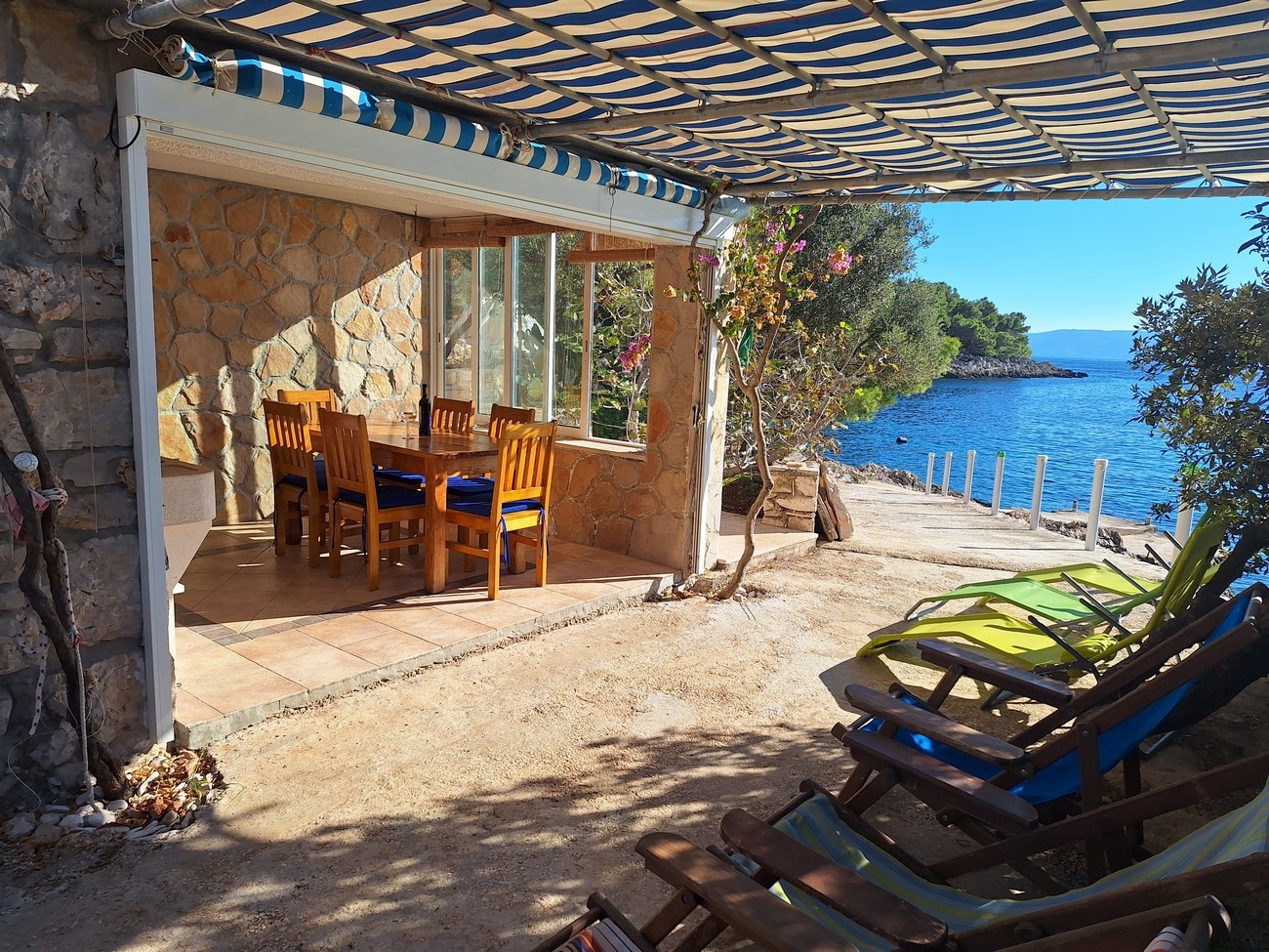 Two bedroom house near beach Cove Medvidina, Hvar  K