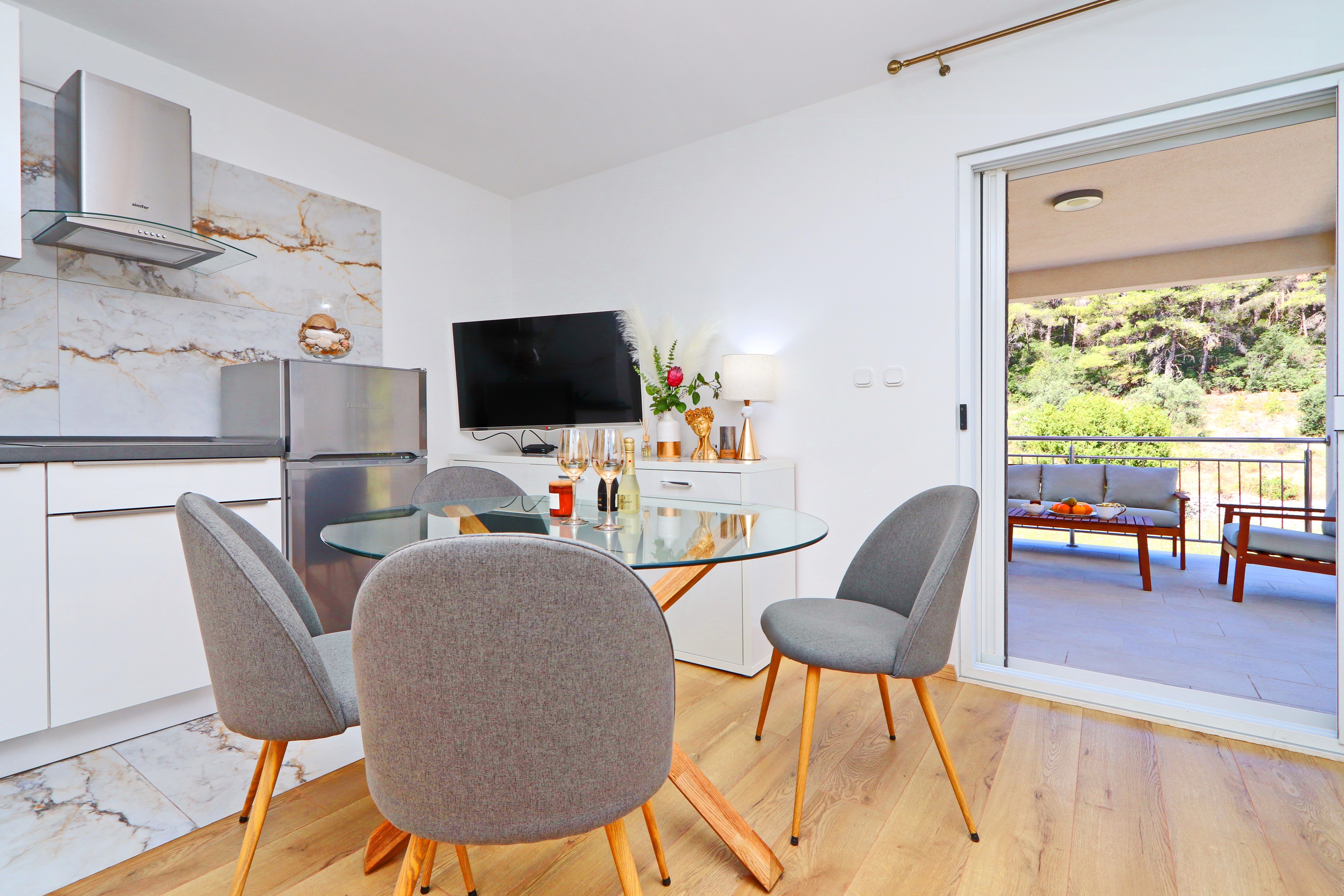 Comfortable and spacious house near beach Cove Slatina, Korčula  K
