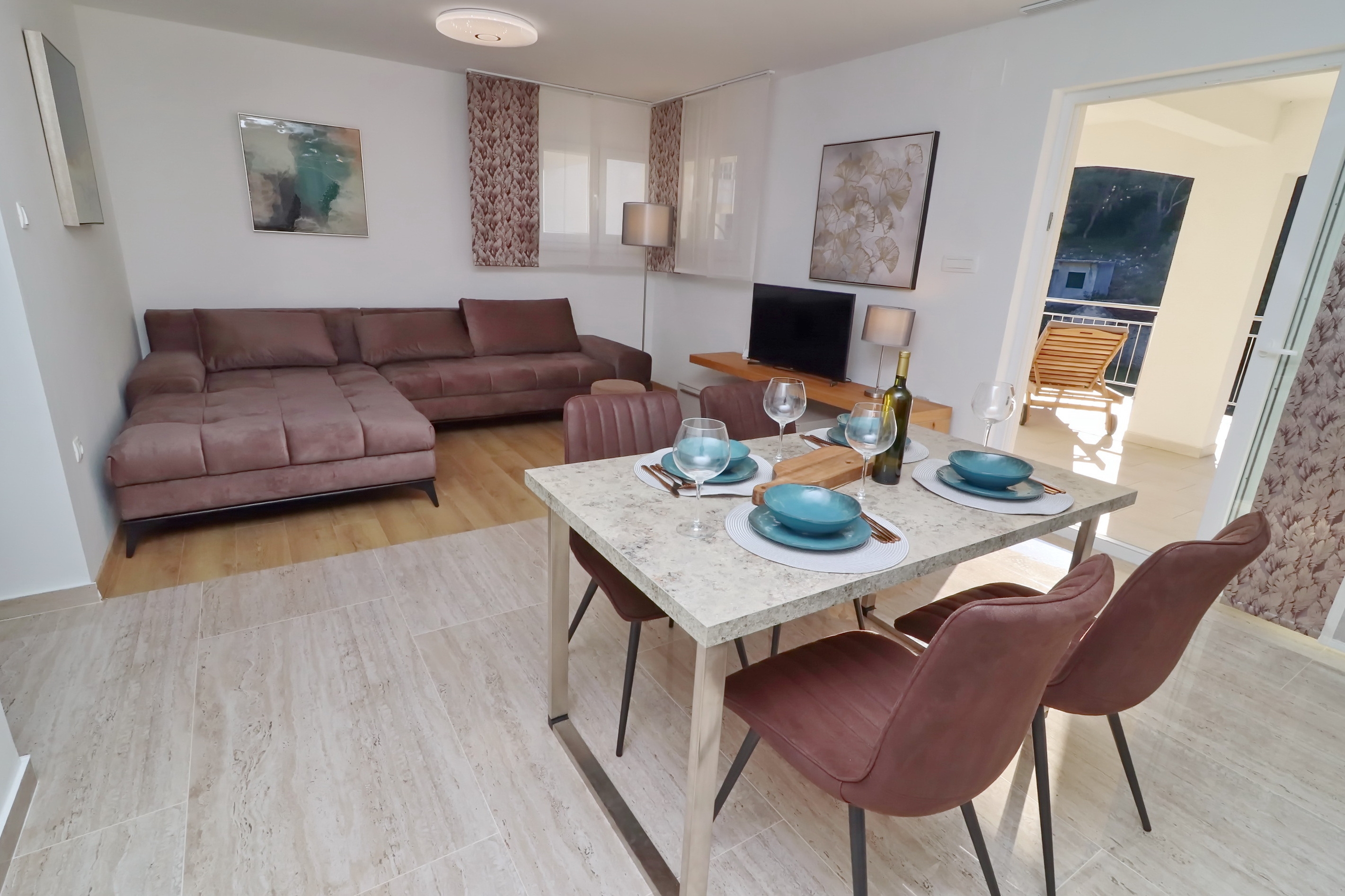 Comfortable and spacious house near beach Cove Slatina, Korčula (K-23711)
