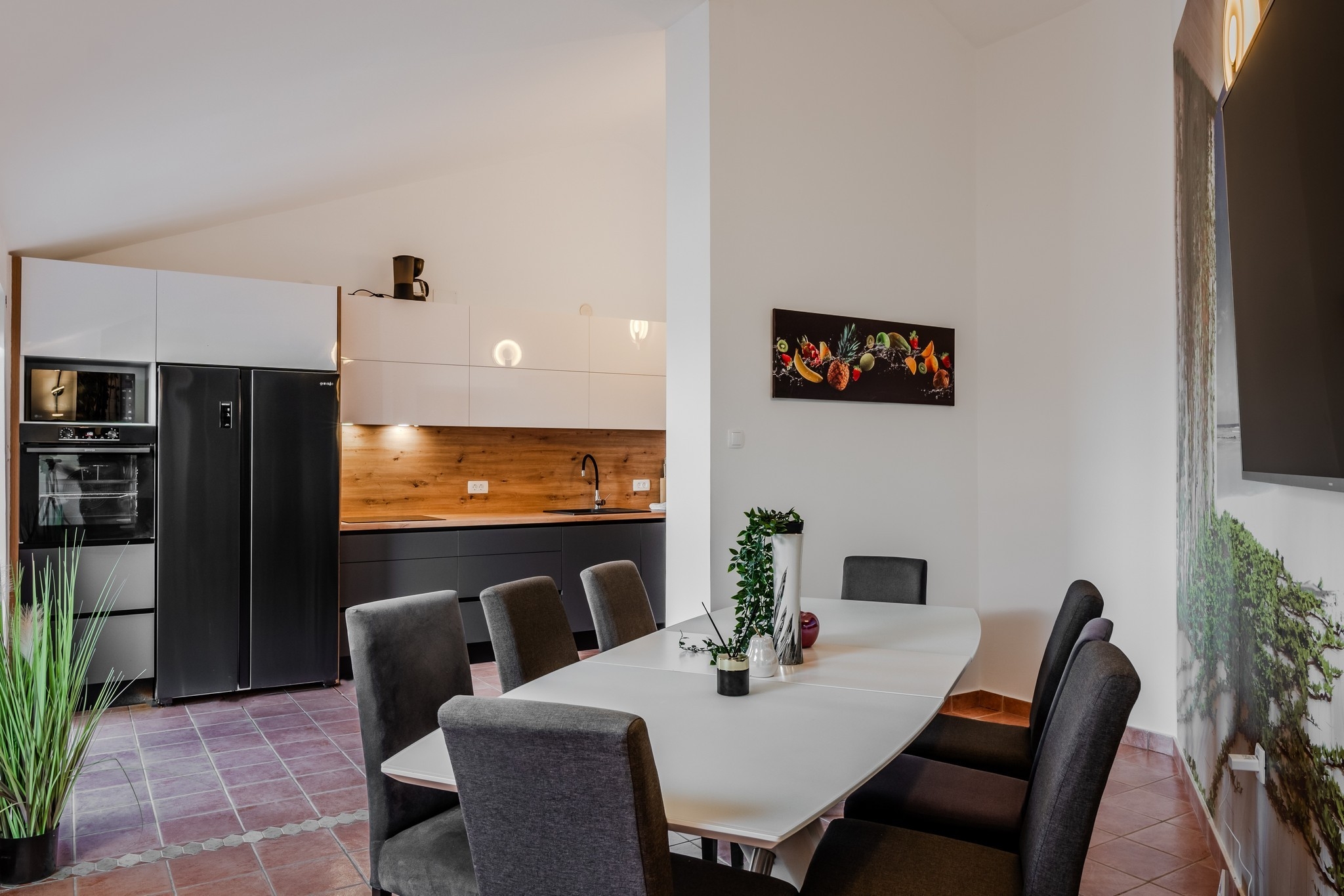 Three bedroom apartment with balcony and sea view Novalja, Pag  A-a