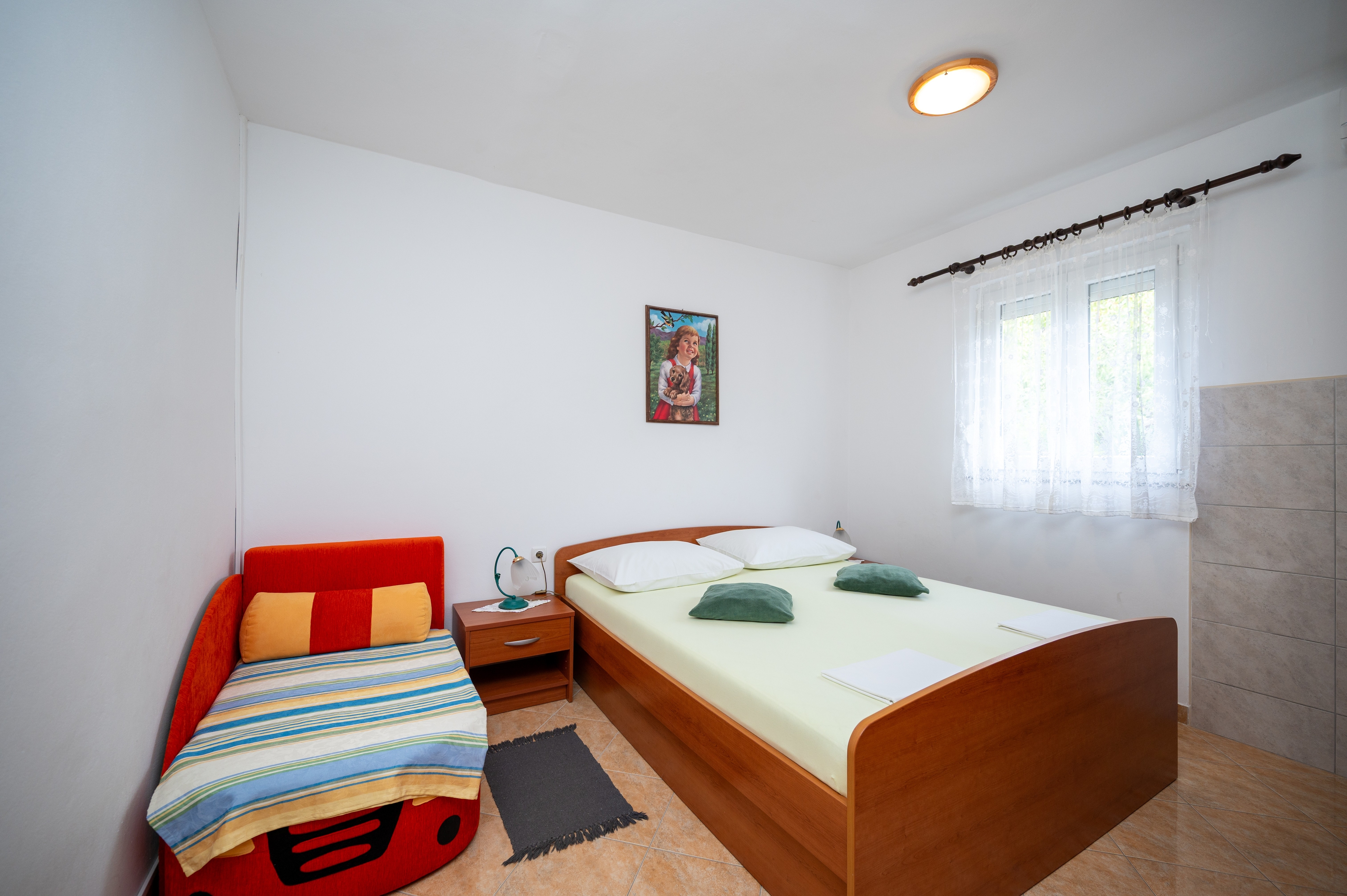 Two bedroom apartment with terrace and sea view Lopar, Rab  A-d