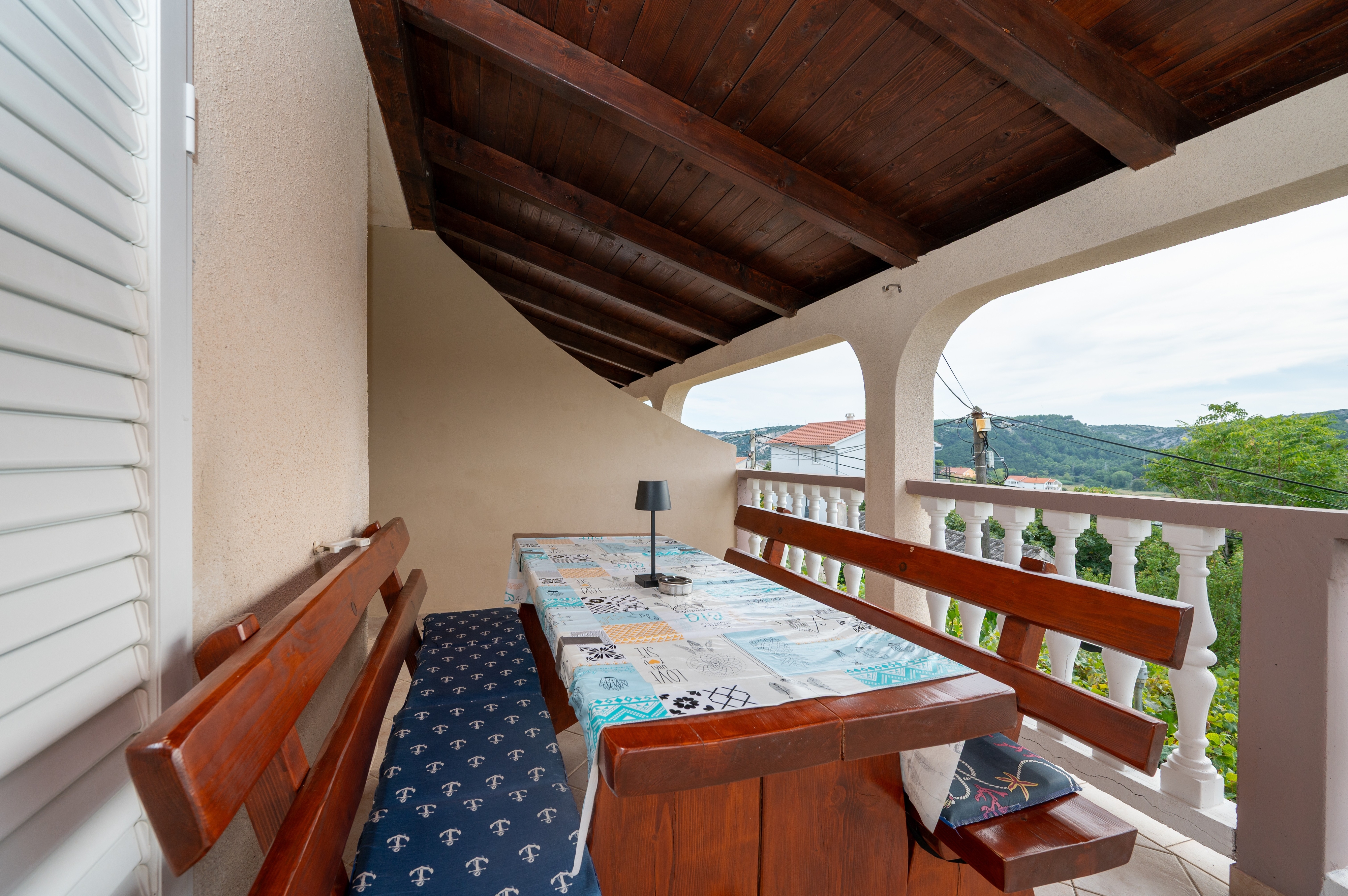 Two bedroom apartment with terrace and sea view Lopar, Rab  A-d
