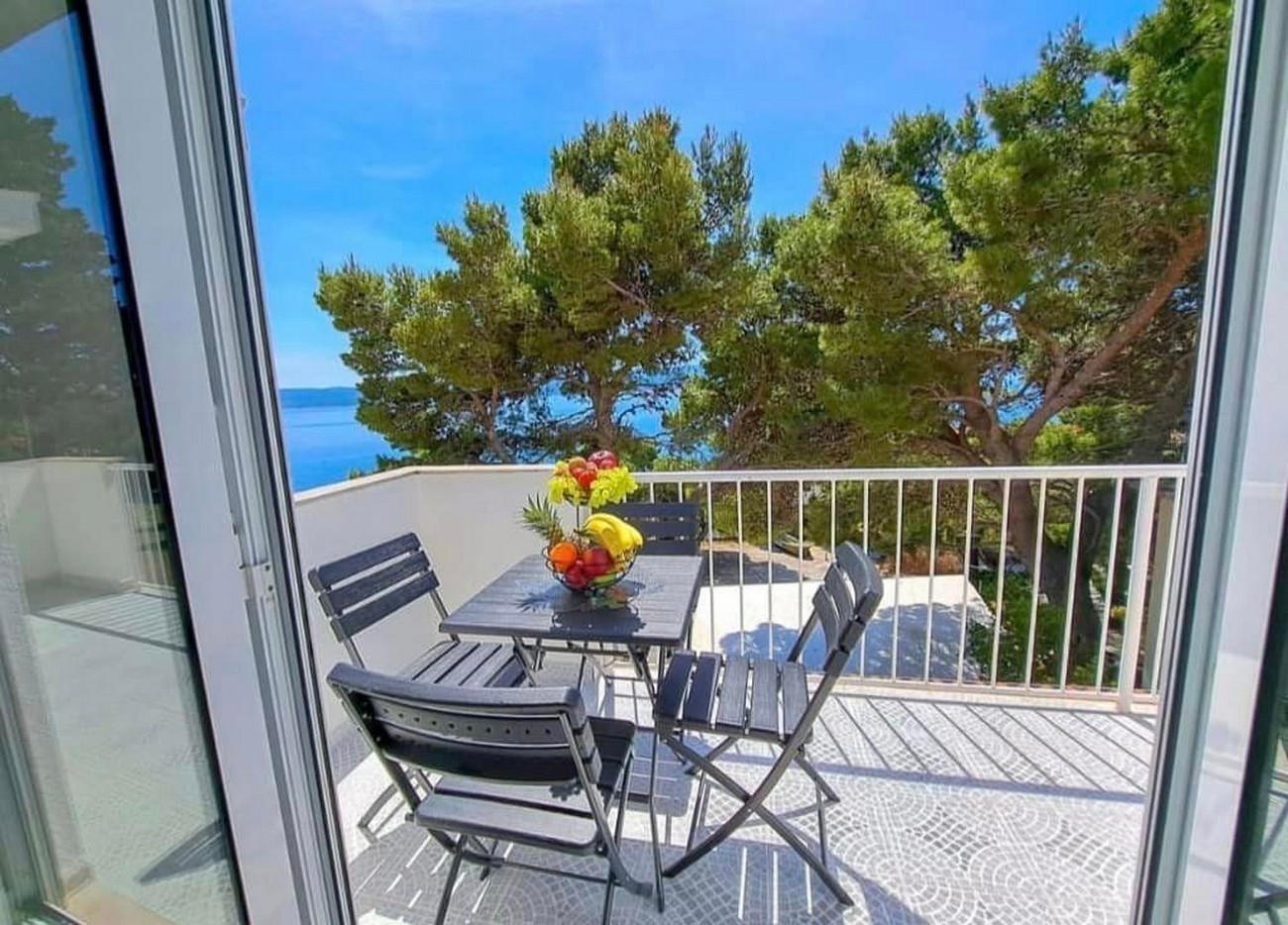 One bedroom apartment with terrace and sea view Medići, Omiš (A-23741-b)