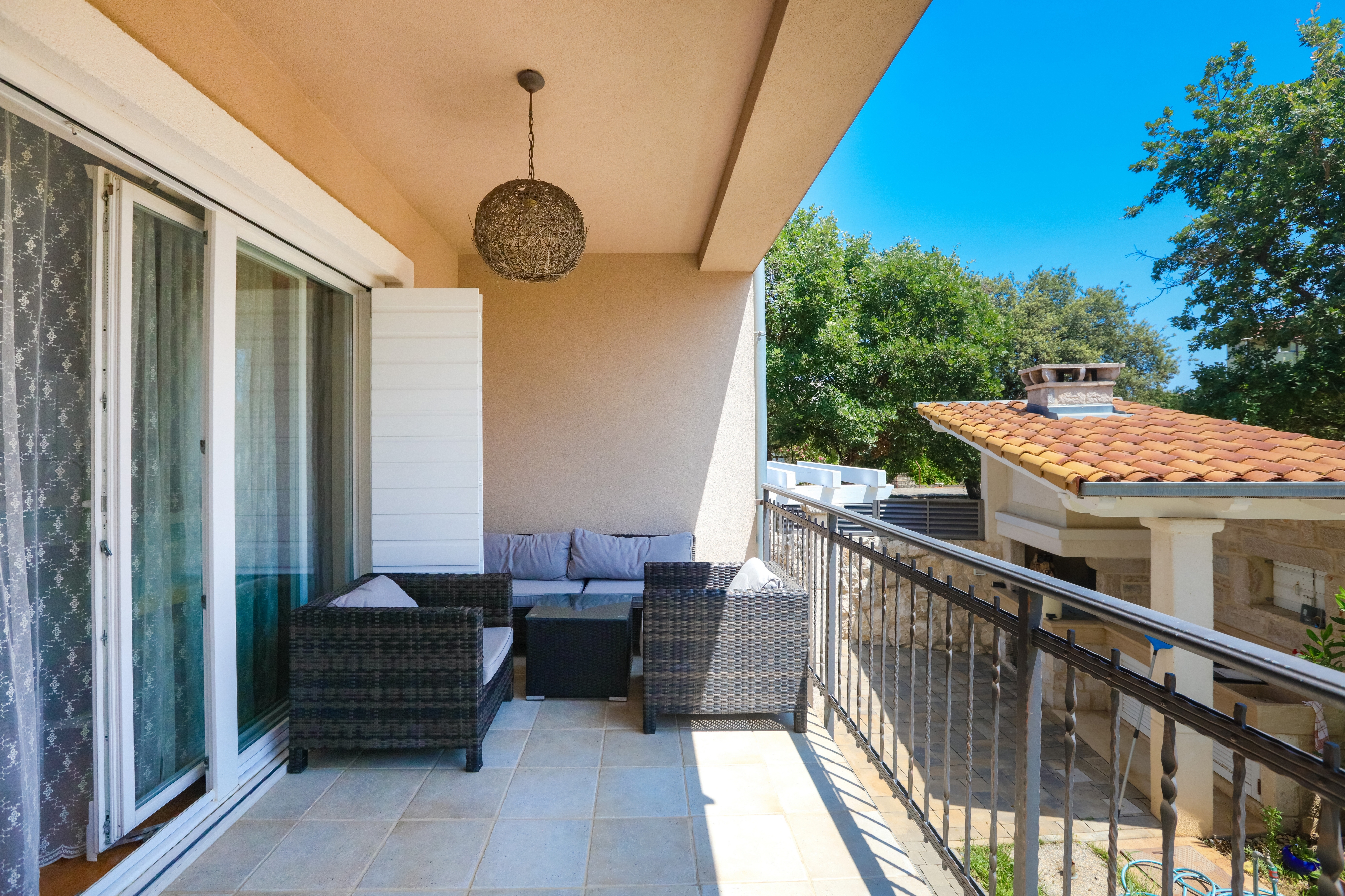 Two bedroom apartment with terrace Biograd na Moru, Biograd  A-a