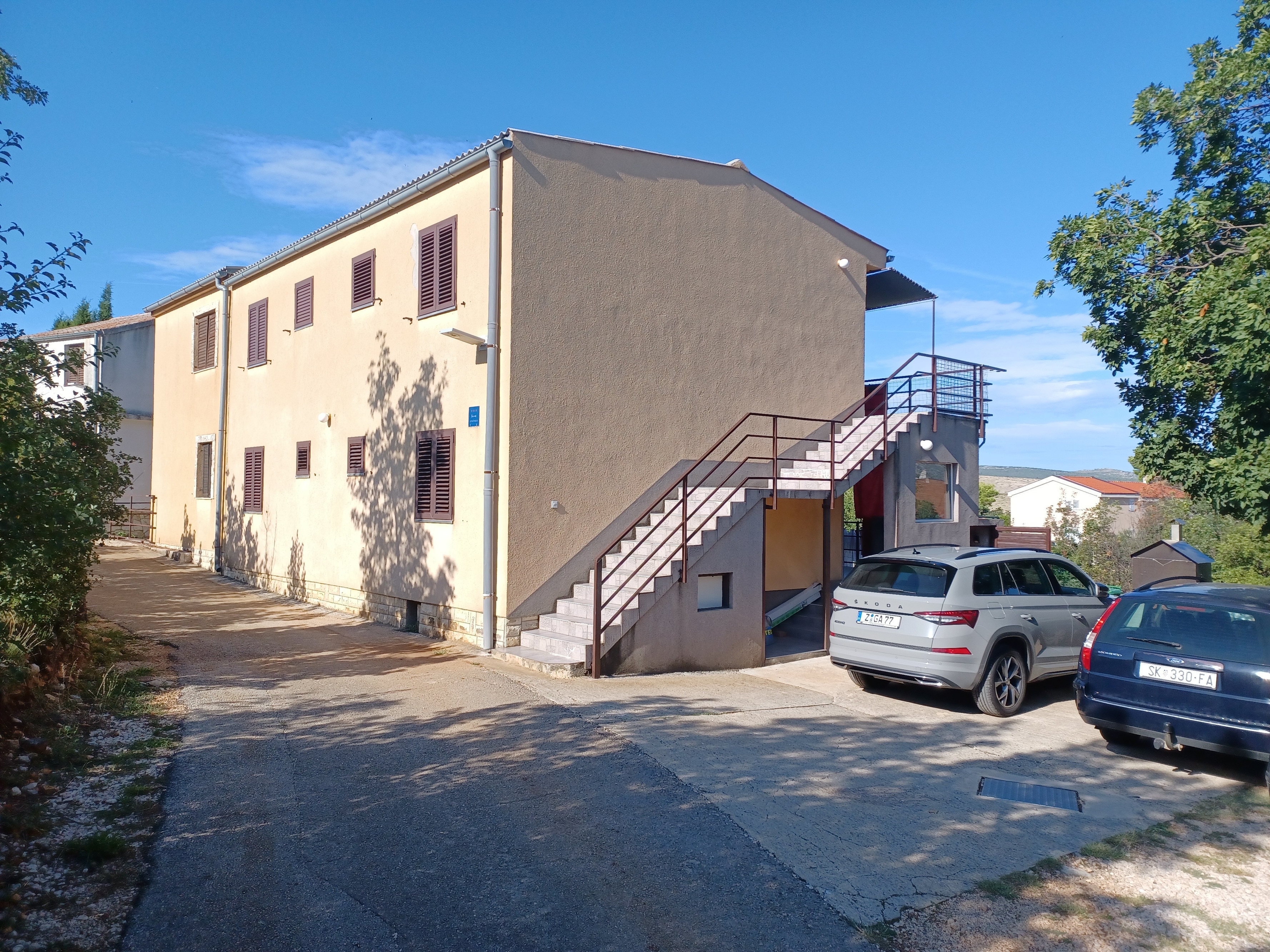 One bedroom apartment with terrace and sea view Rovanjska, Paklenica (A-23758-a)