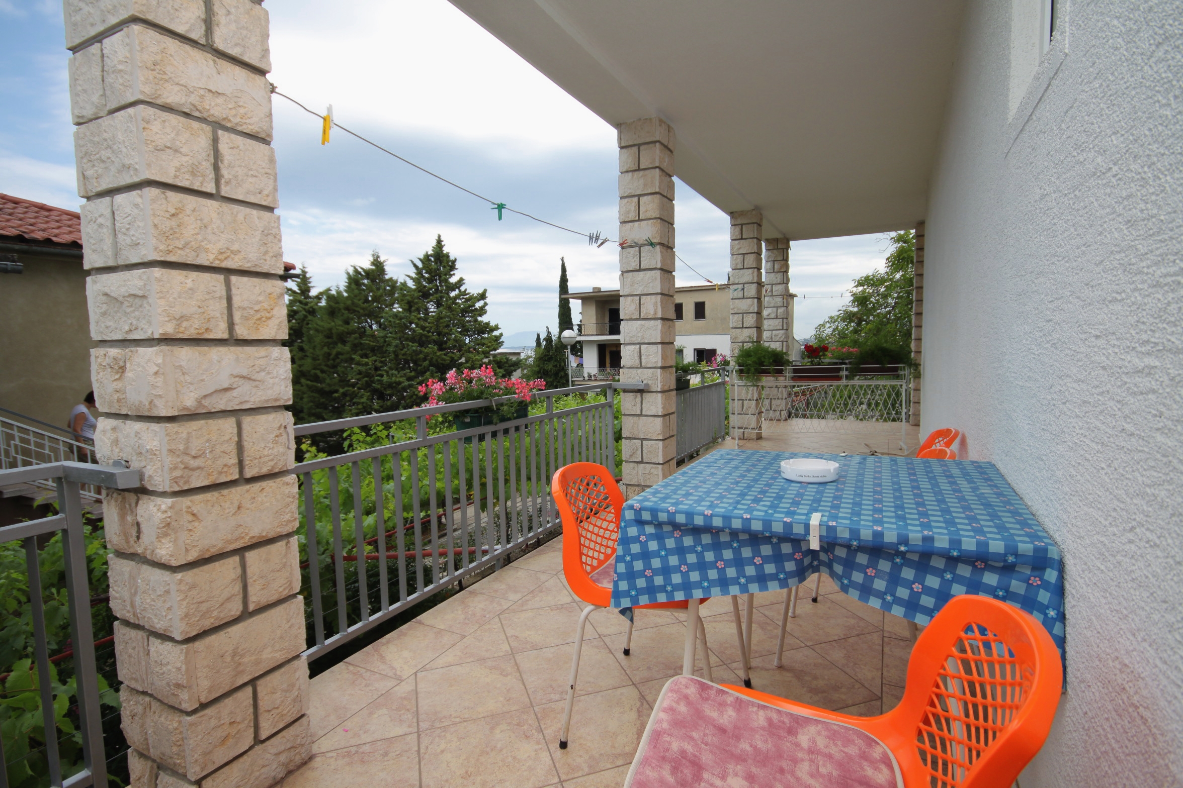 Two bedroom apartment with terrace and sea view Selce, Crikvenica  A-a