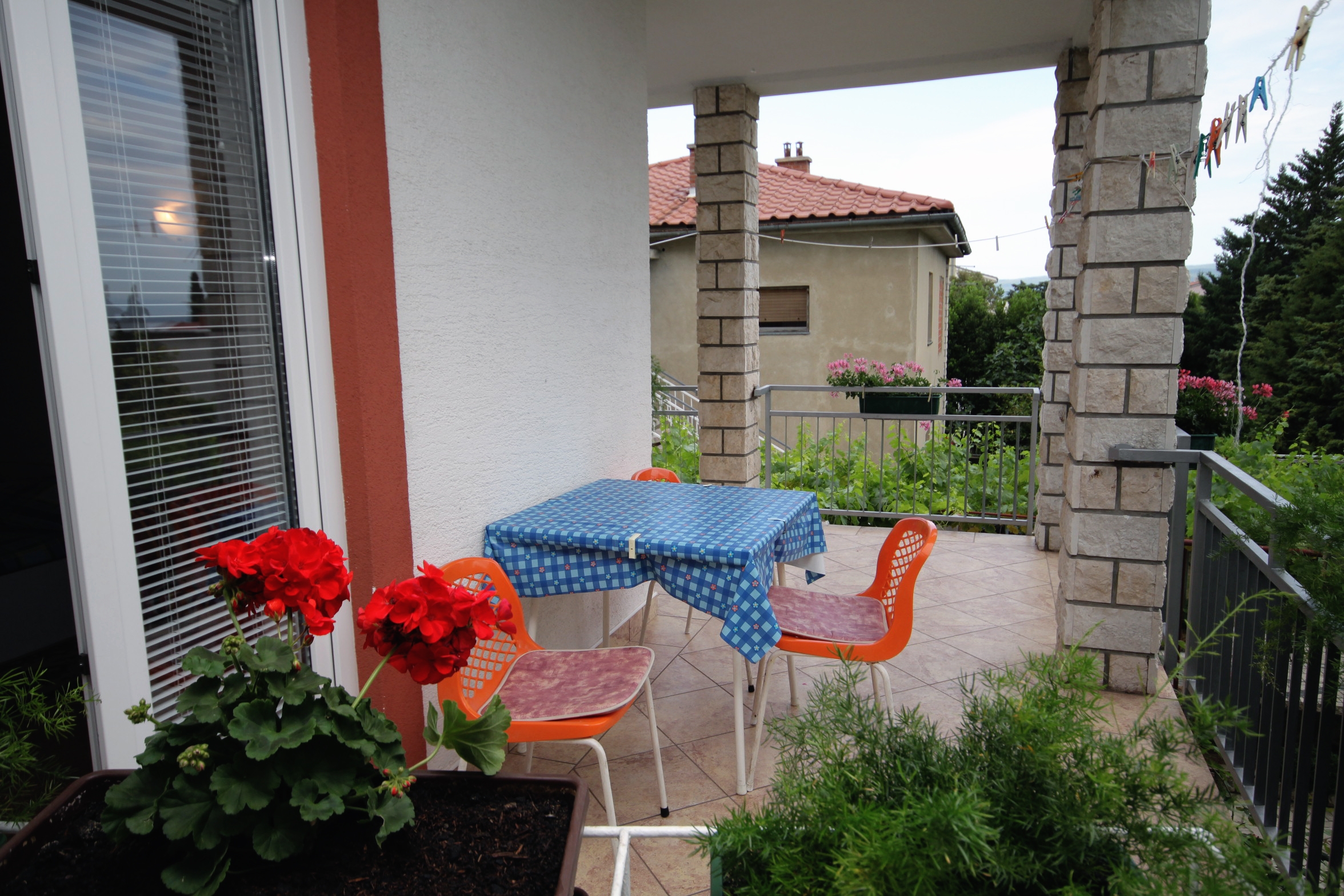 Two bedroom apartment with terrace and sea view Selce, Crikvenica  A-a