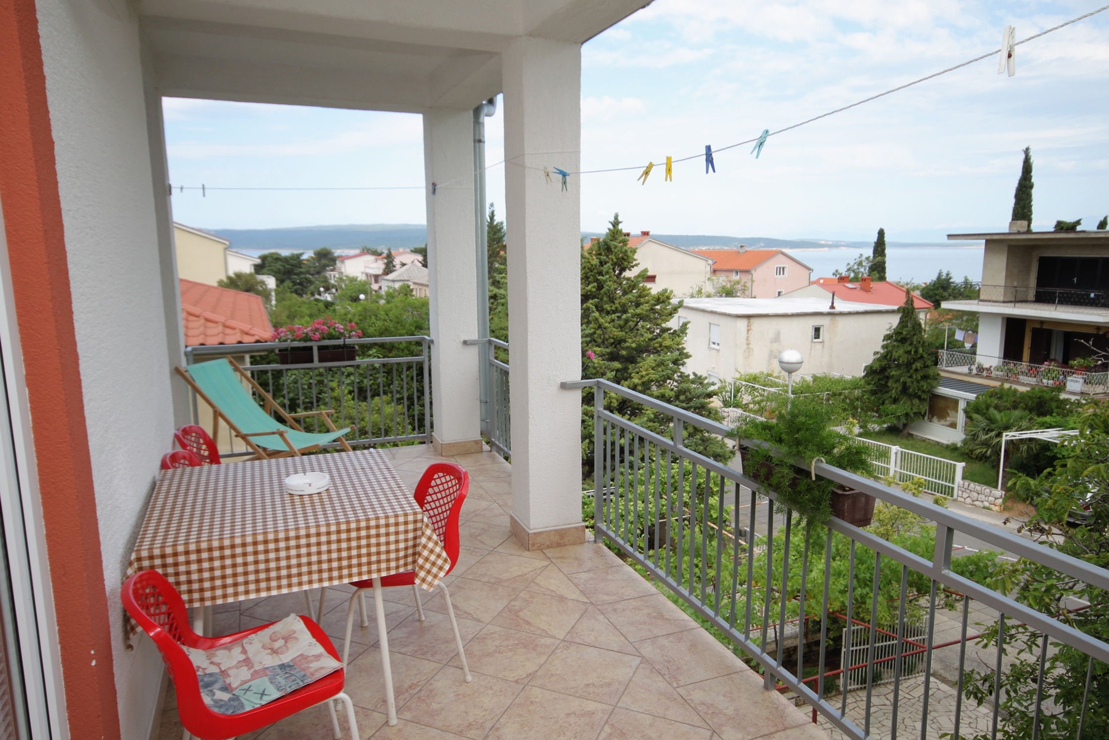 Two bedroom apartment with terrace Selce, Crikvenica  A-b