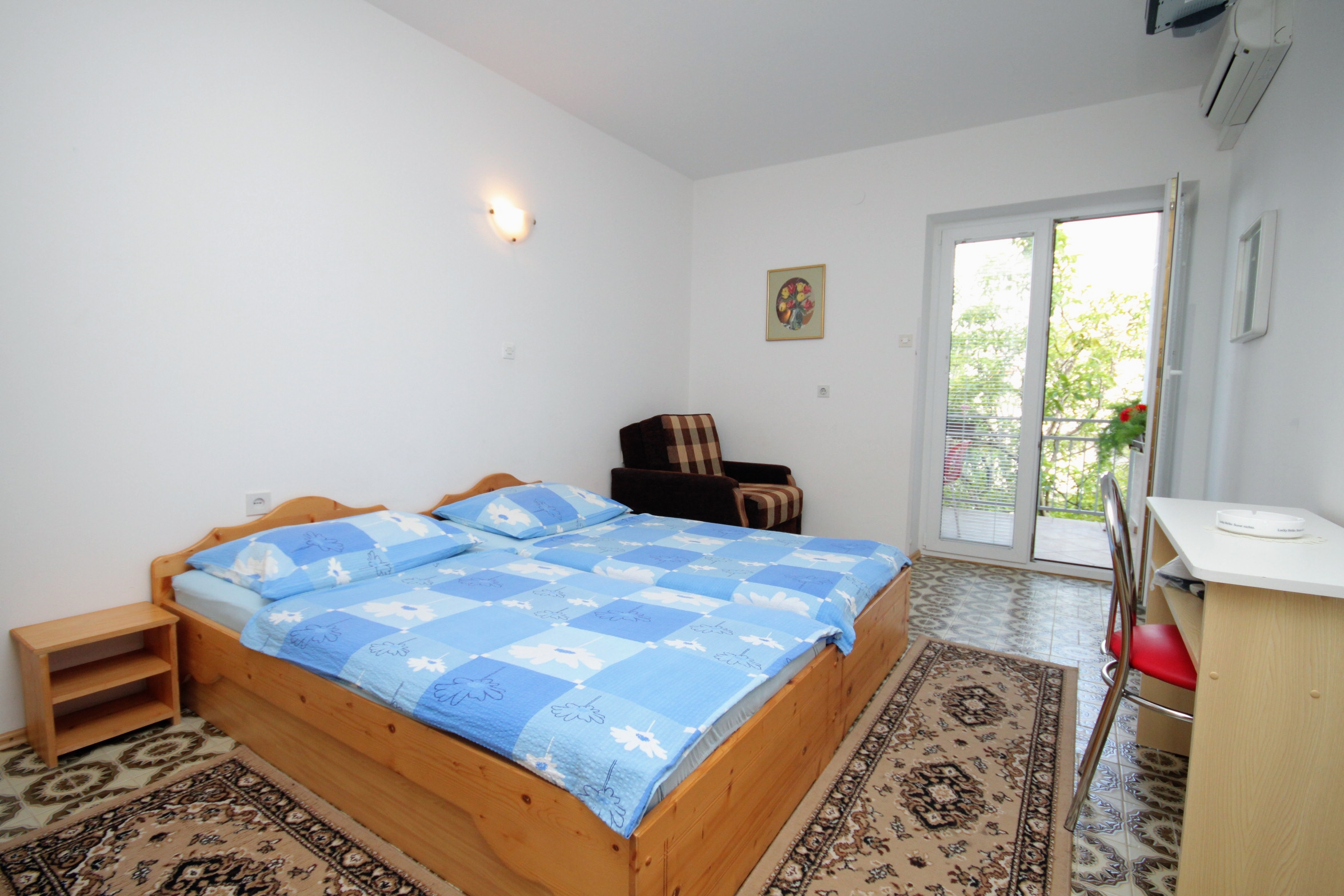 Room with terrace and sea view Selce, Crikvenica (S-2379-d)