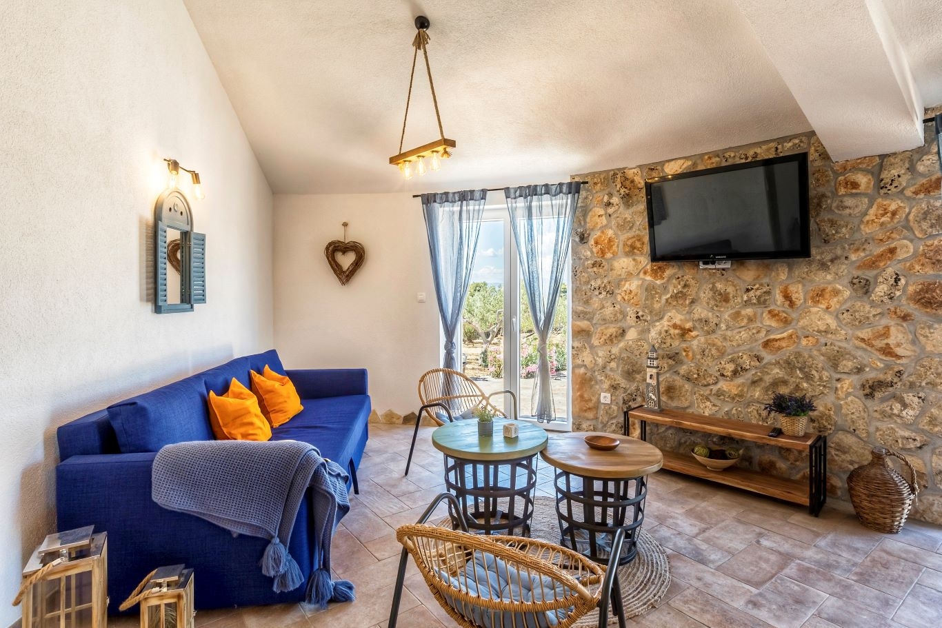 Two bedroom house with terrace and sea view Mirca (Brač) (K-23797)