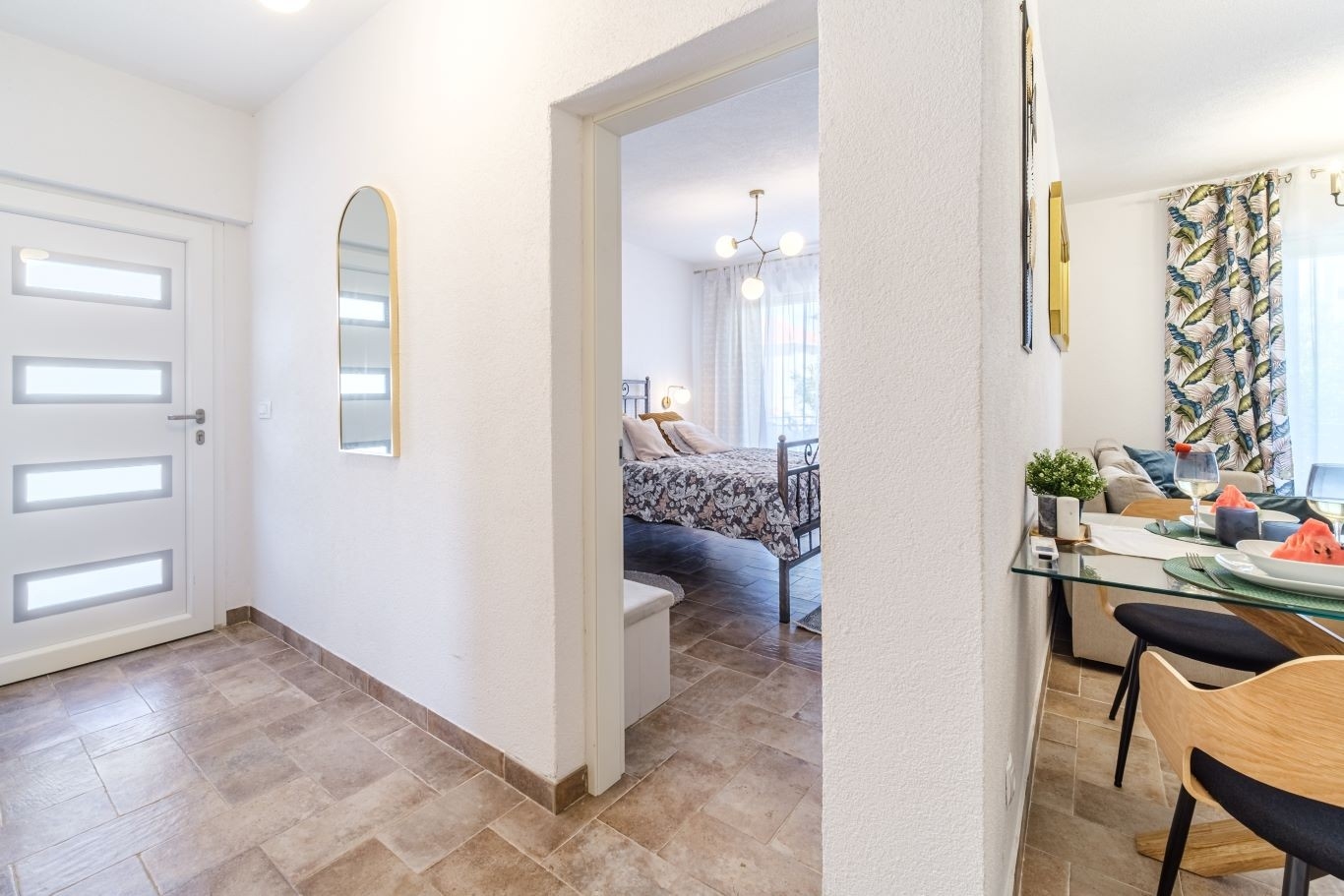 Two bedroom house with terrace Supetar, Brač  K