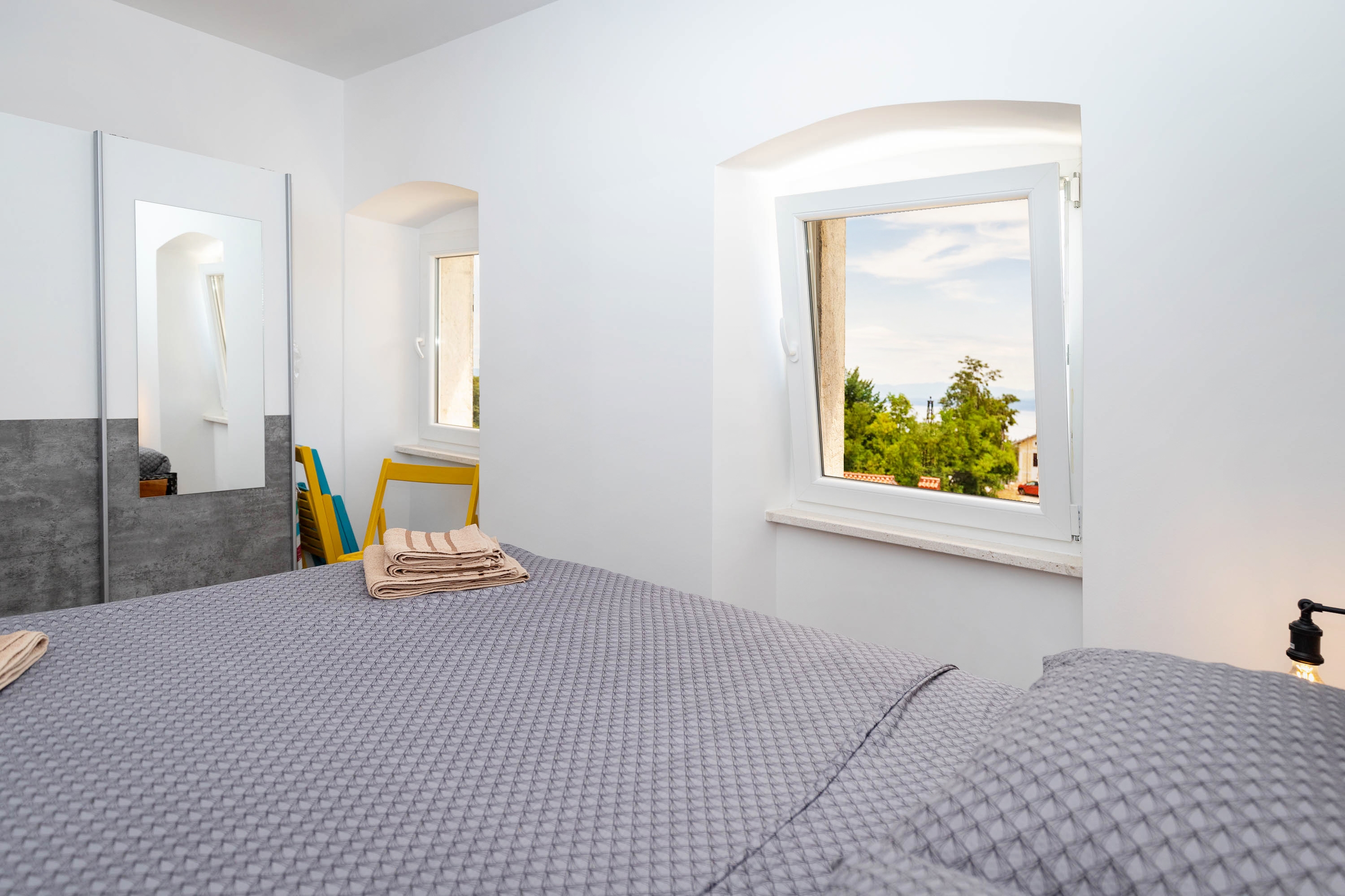 Two bedroom apartment with air-conditioning Veprinac, Opatija  A-b