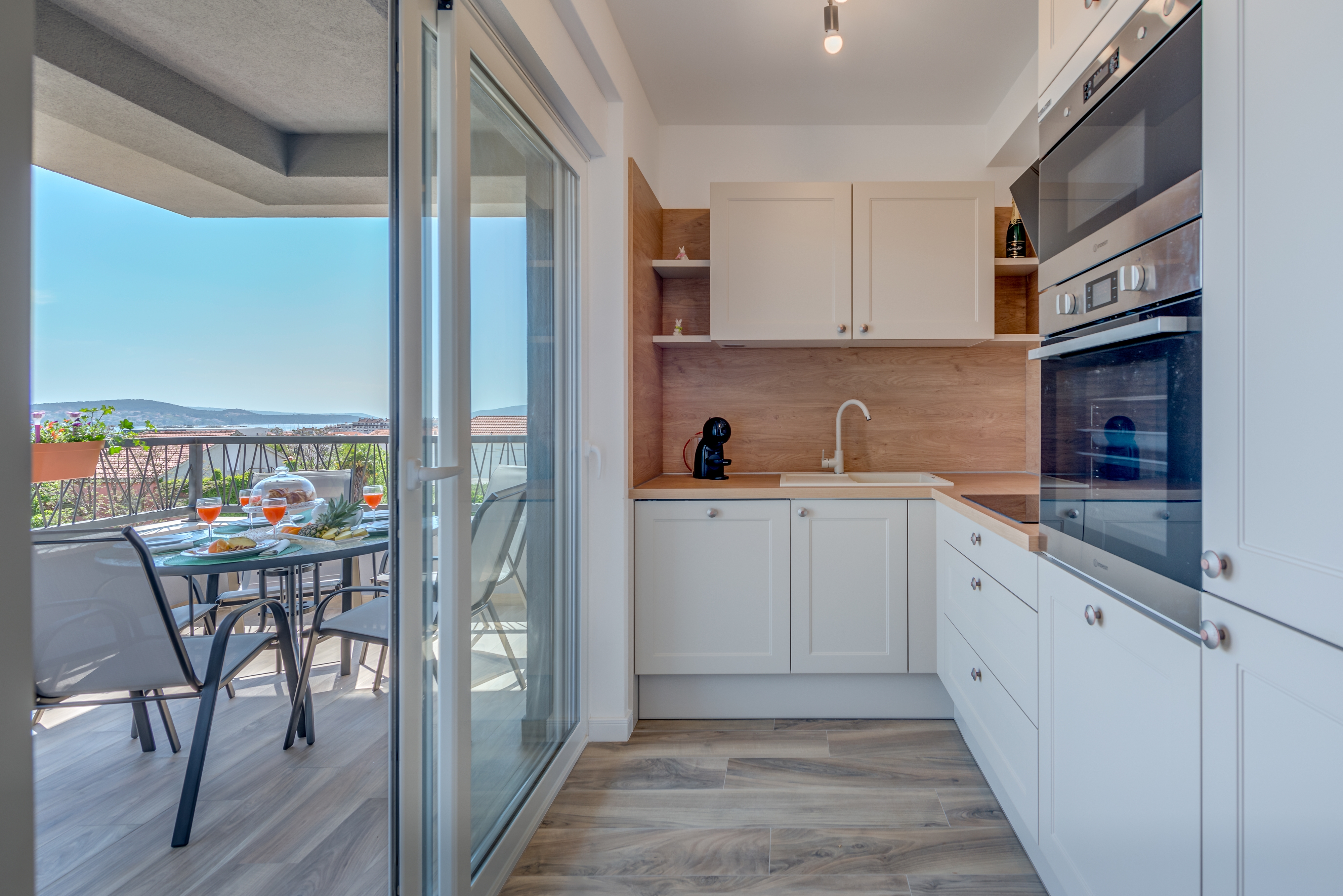 Two bedroom apartment with terrace and sea view Trogir  A-a