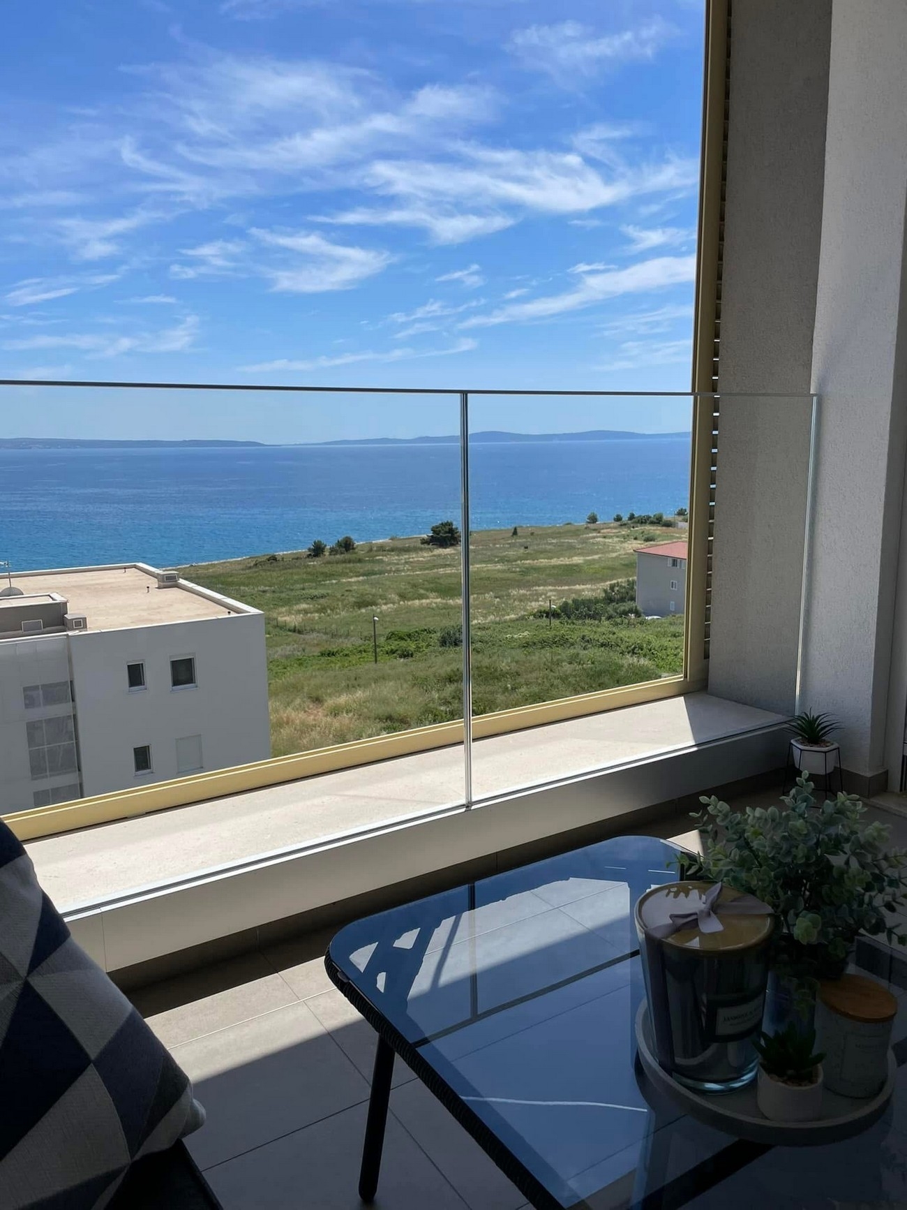 One bedroom apartment with balcony and sea view Split  A-a