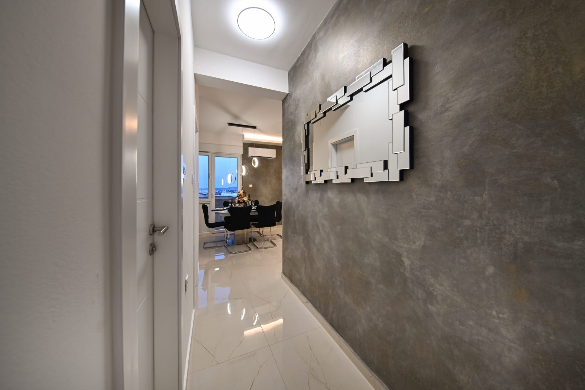 Two bedroom apartment with balcony and sea view Zadar  A-a