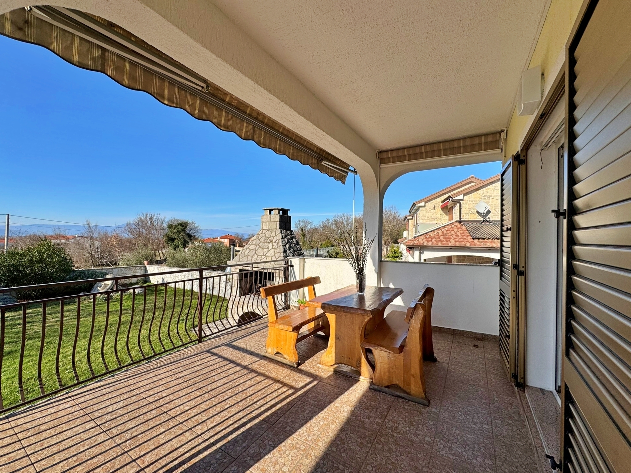 Two bedroom apartment with terrace Malinska, Krk  A-a