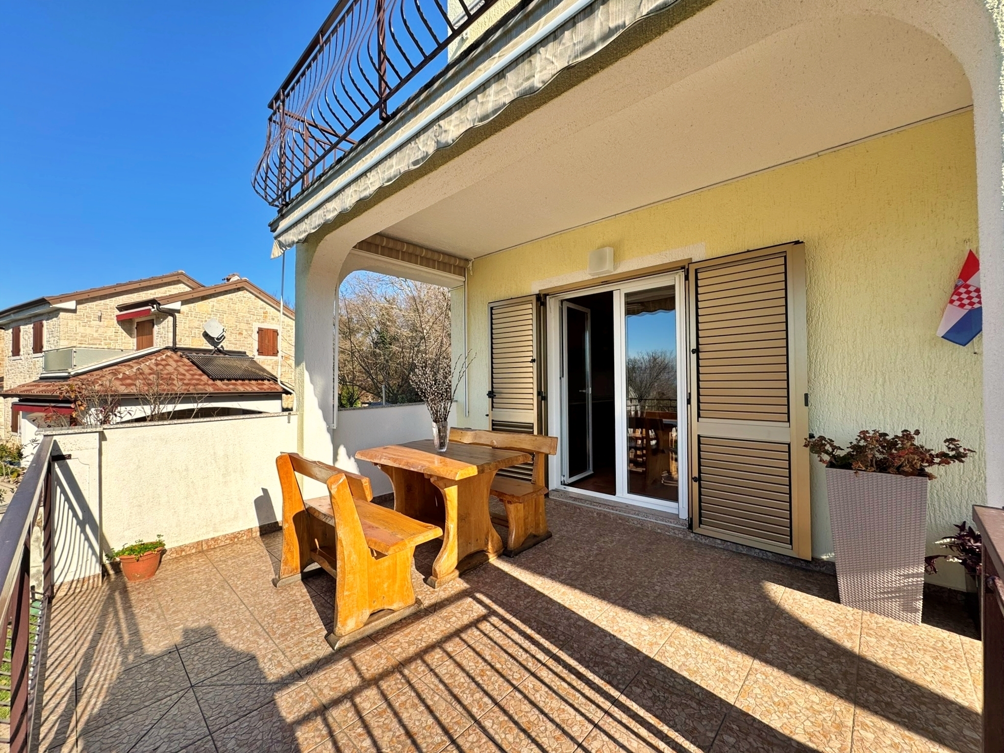 Two bedroom apartment with terrace Malinska, Krk  A-a