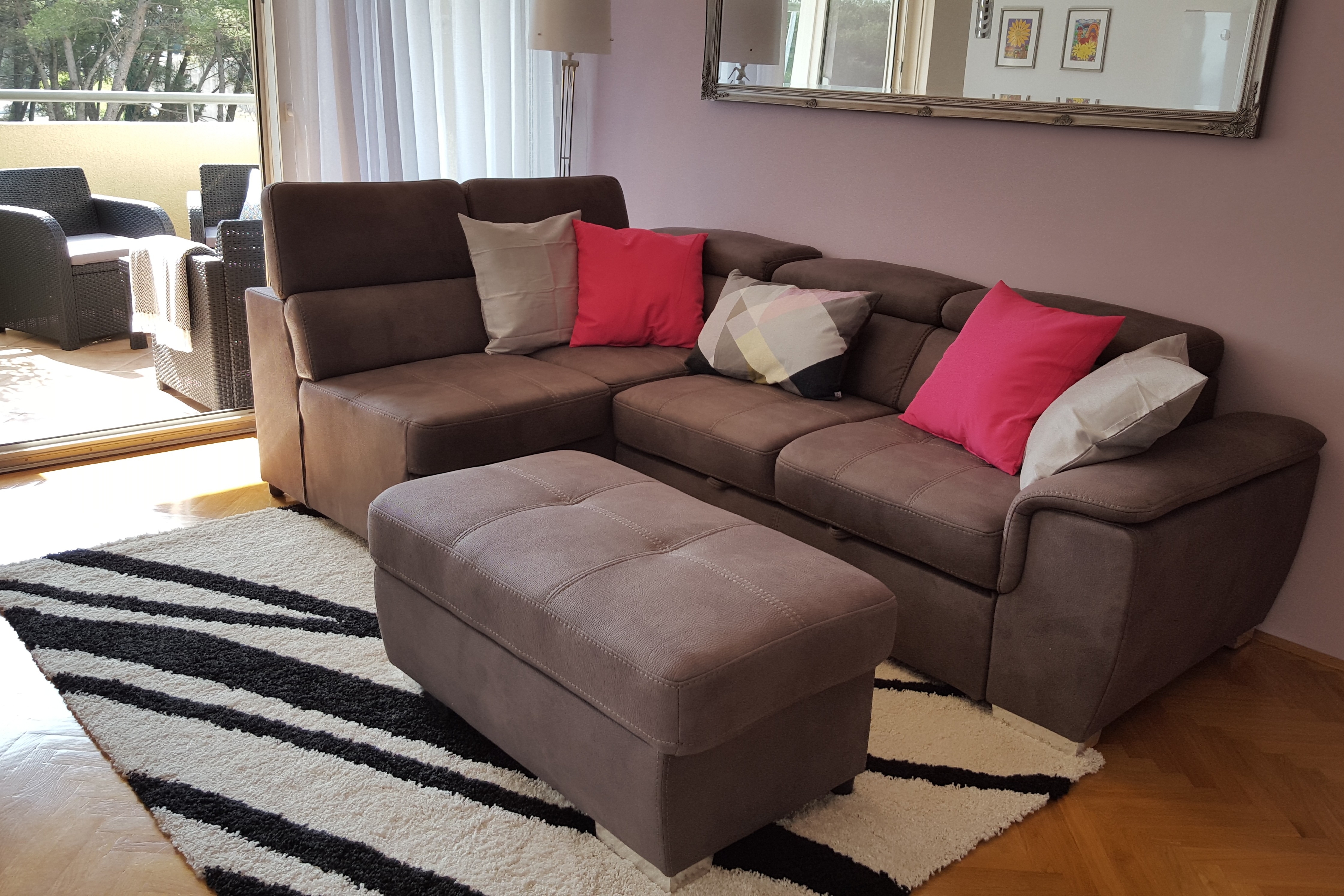 One bedroom apartment with balcony and sea view Biograd na Moru, Biograd (A-23883-a)