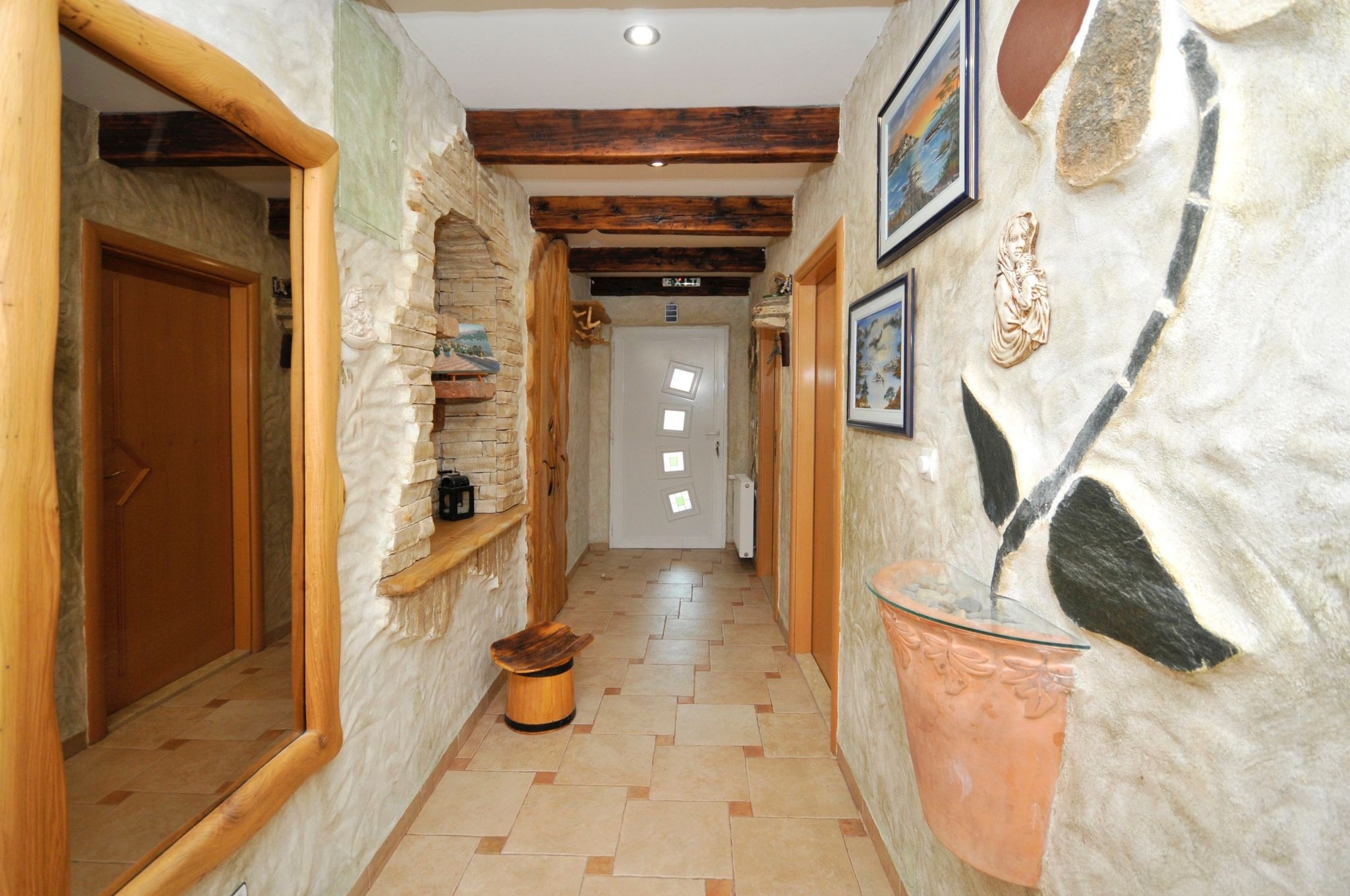 Four bedroom house with terrace and sea view Plano, Trogir  K