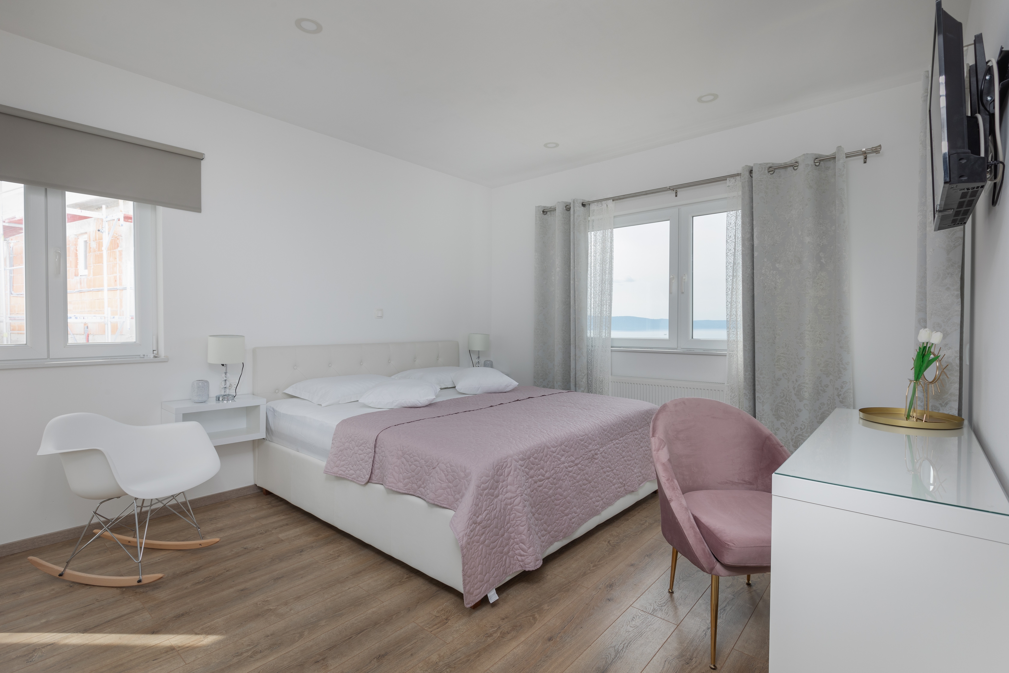 Two bedroom house with terrace and sea view Podgora, Makarska  K