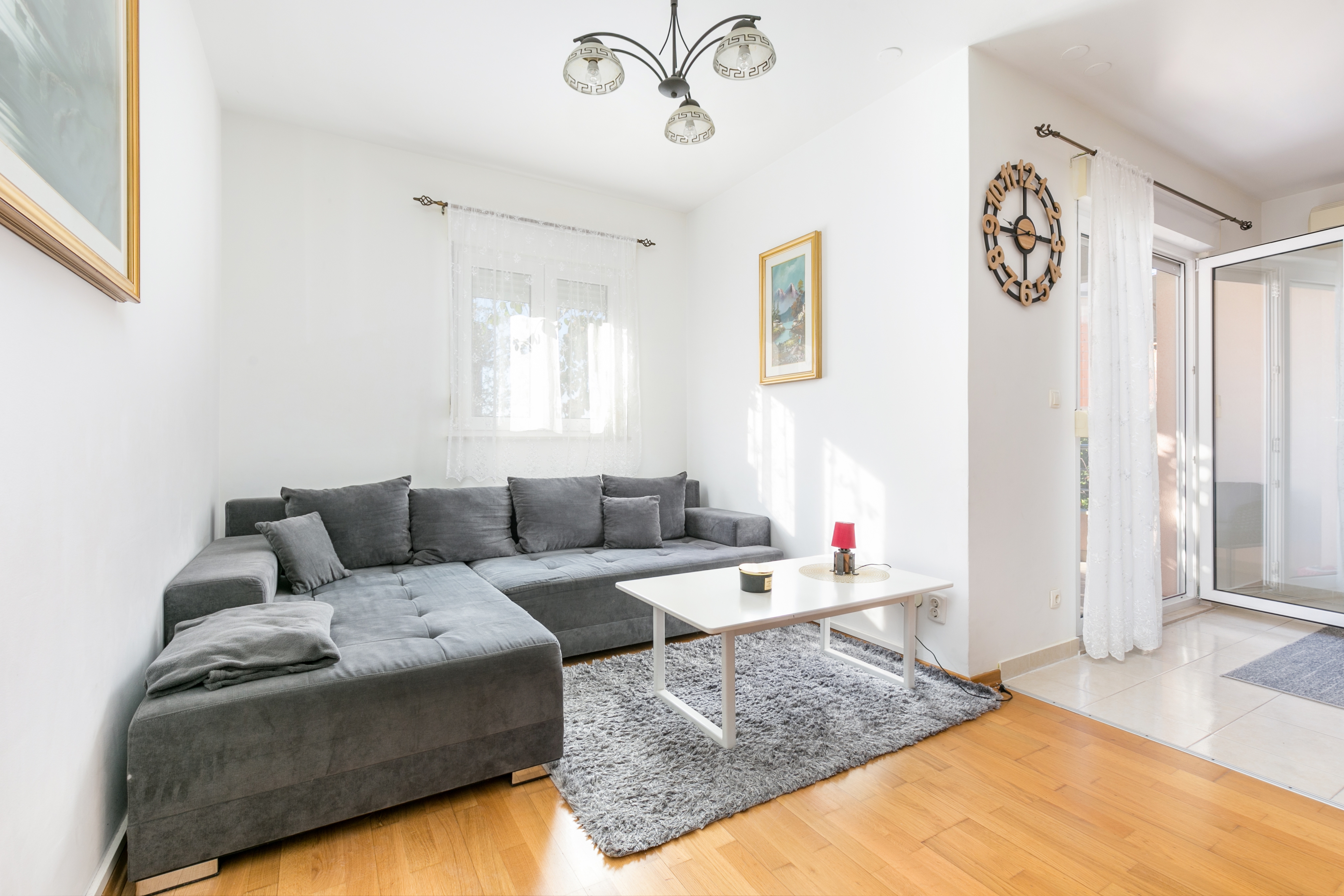 Two bedroom apartment with terrace and sea view Trogir (A-23910-a)