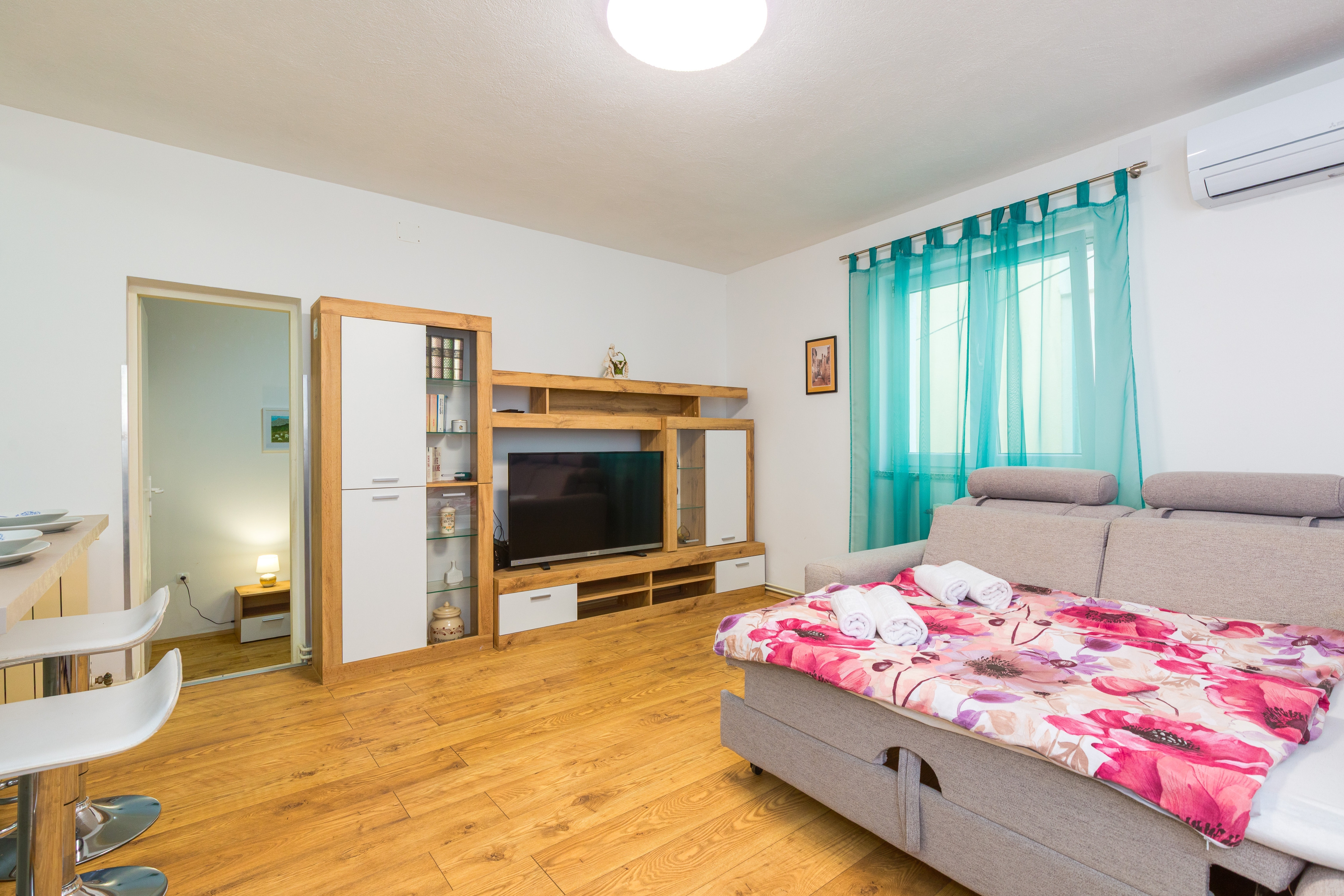One bedroom apartment with terrace Baška, Krk (A-23915-a)