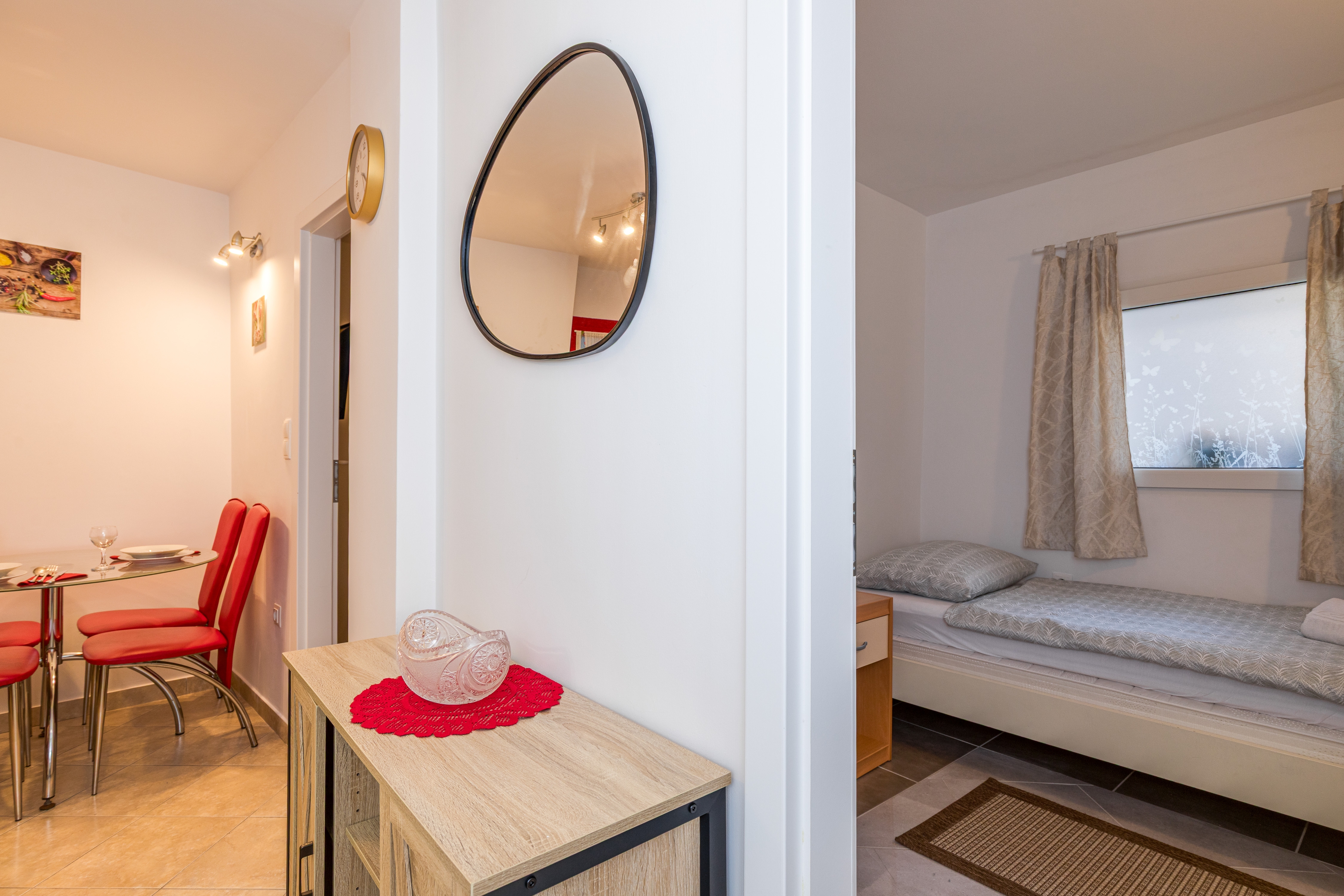 Two bedroom apartment with air-conditioning Baška, Krk (A-23915-b)