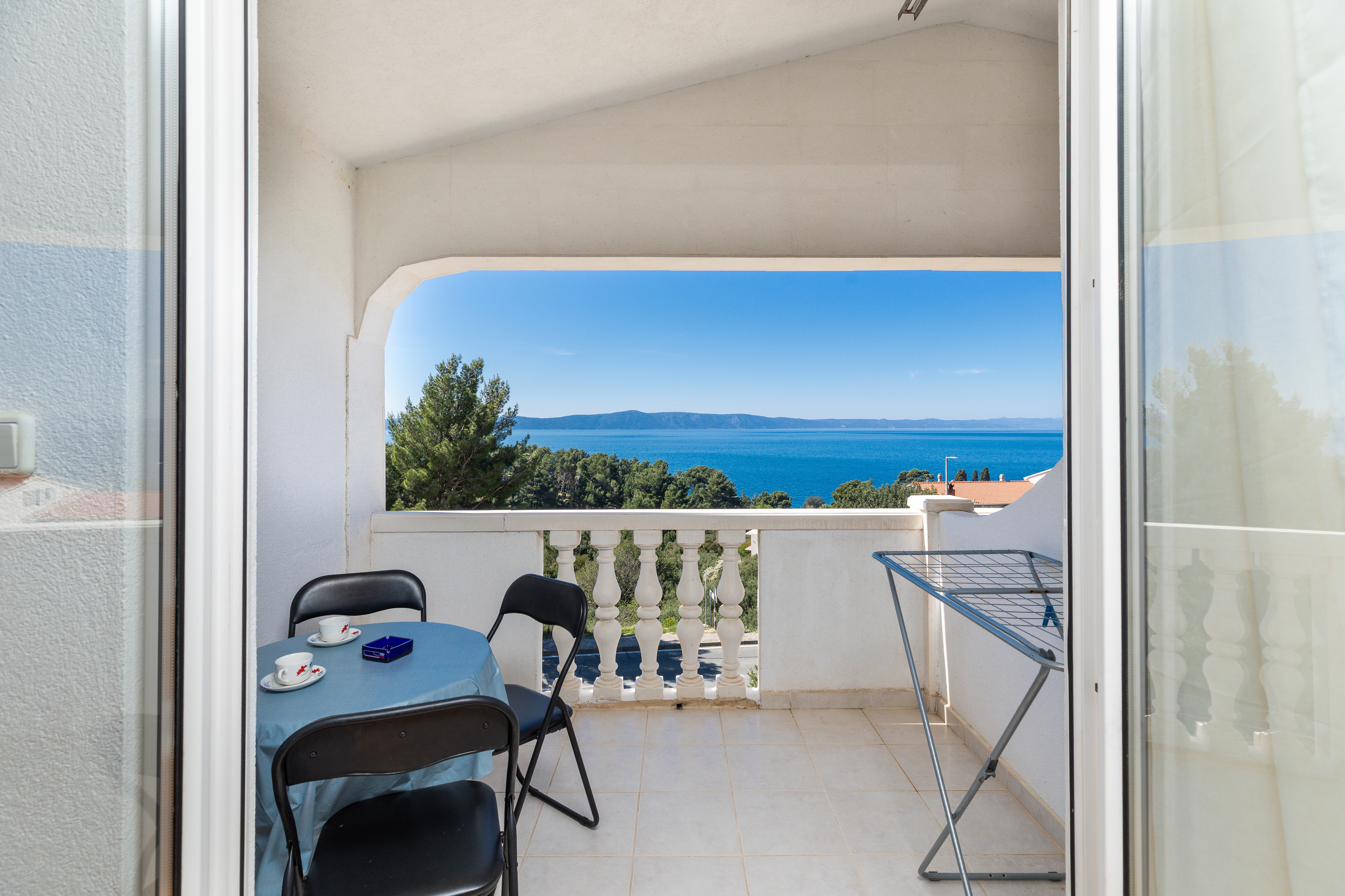 Two bedroom apartment with balcony and sea view Podgora, Makarska  A-a