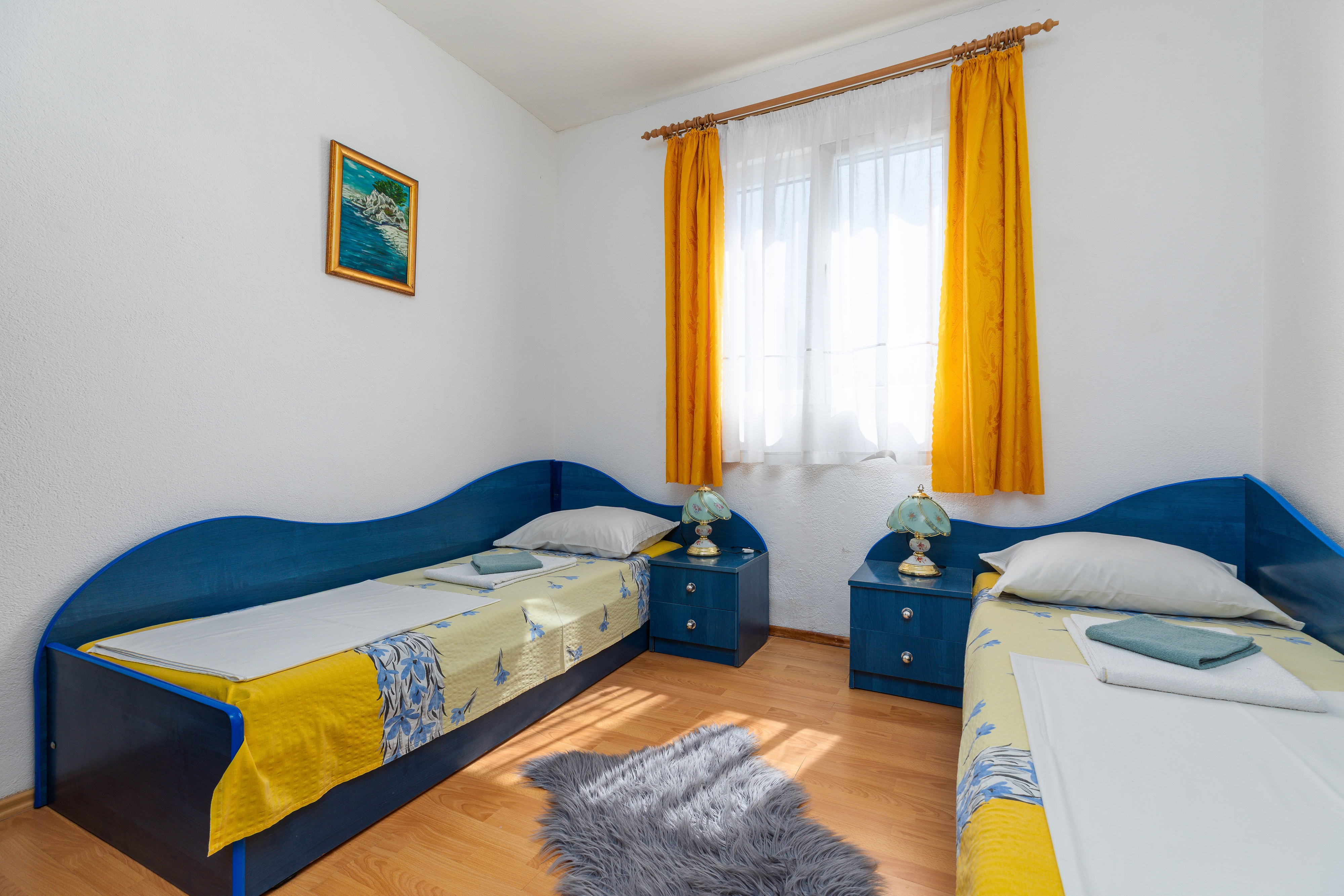 Two bedroom apartment with balcony and sea view Podgora, Makarska  A-a