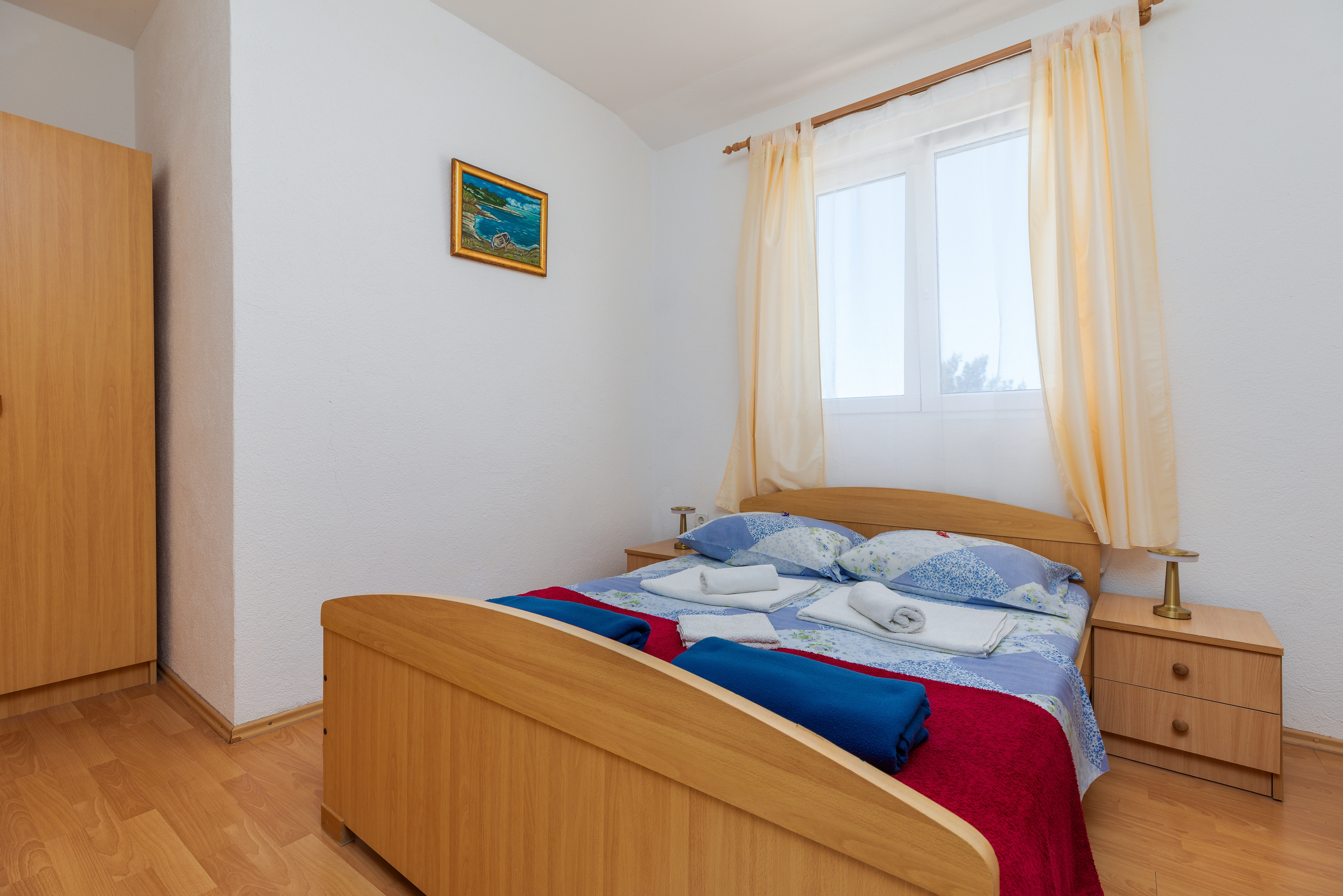 Two bedroom apartment with balcony and sea view Podgora, Makarska  A-a