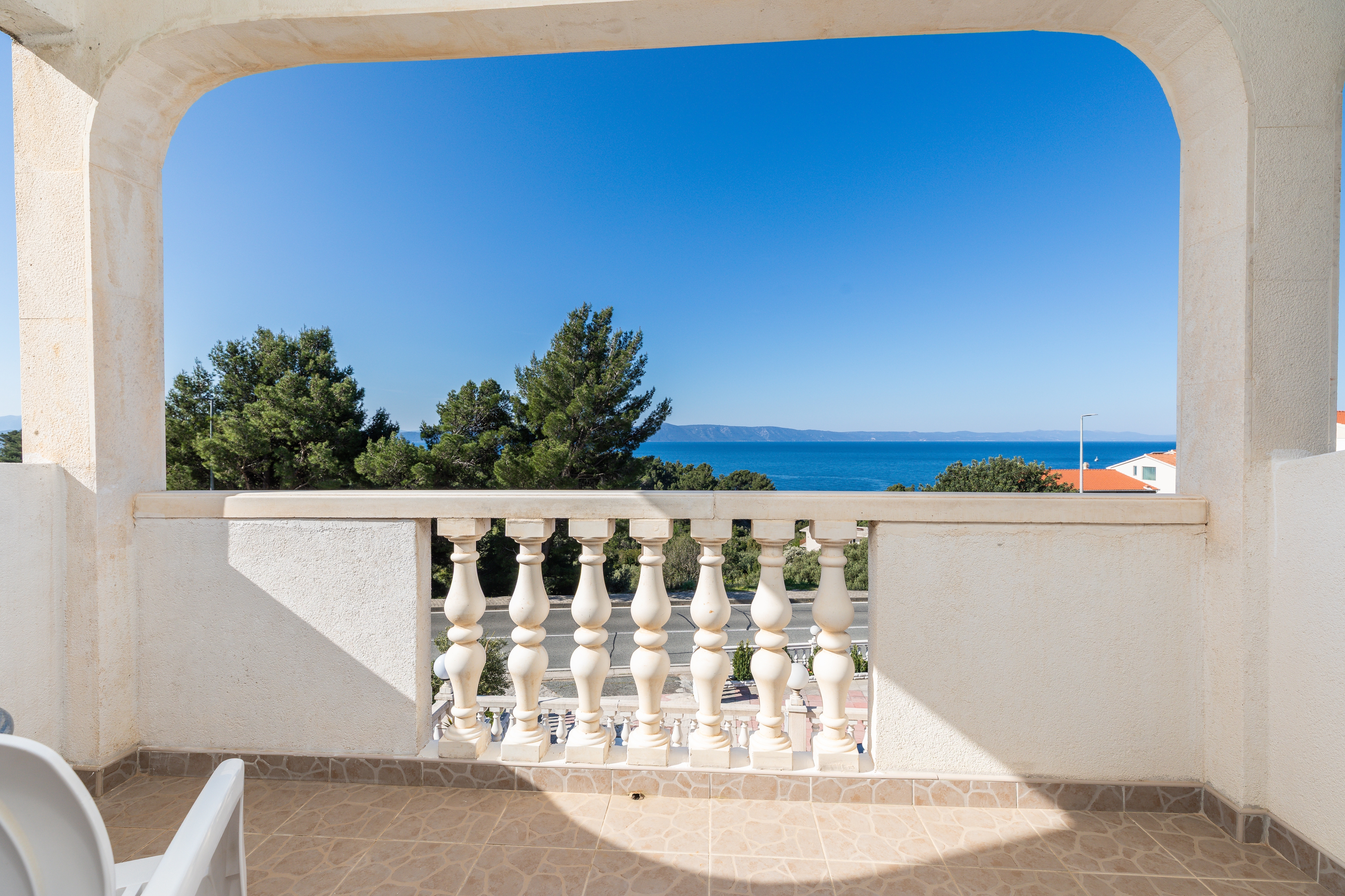 Studio flat with balcony and sea view Podgora, Makarska  AS-a