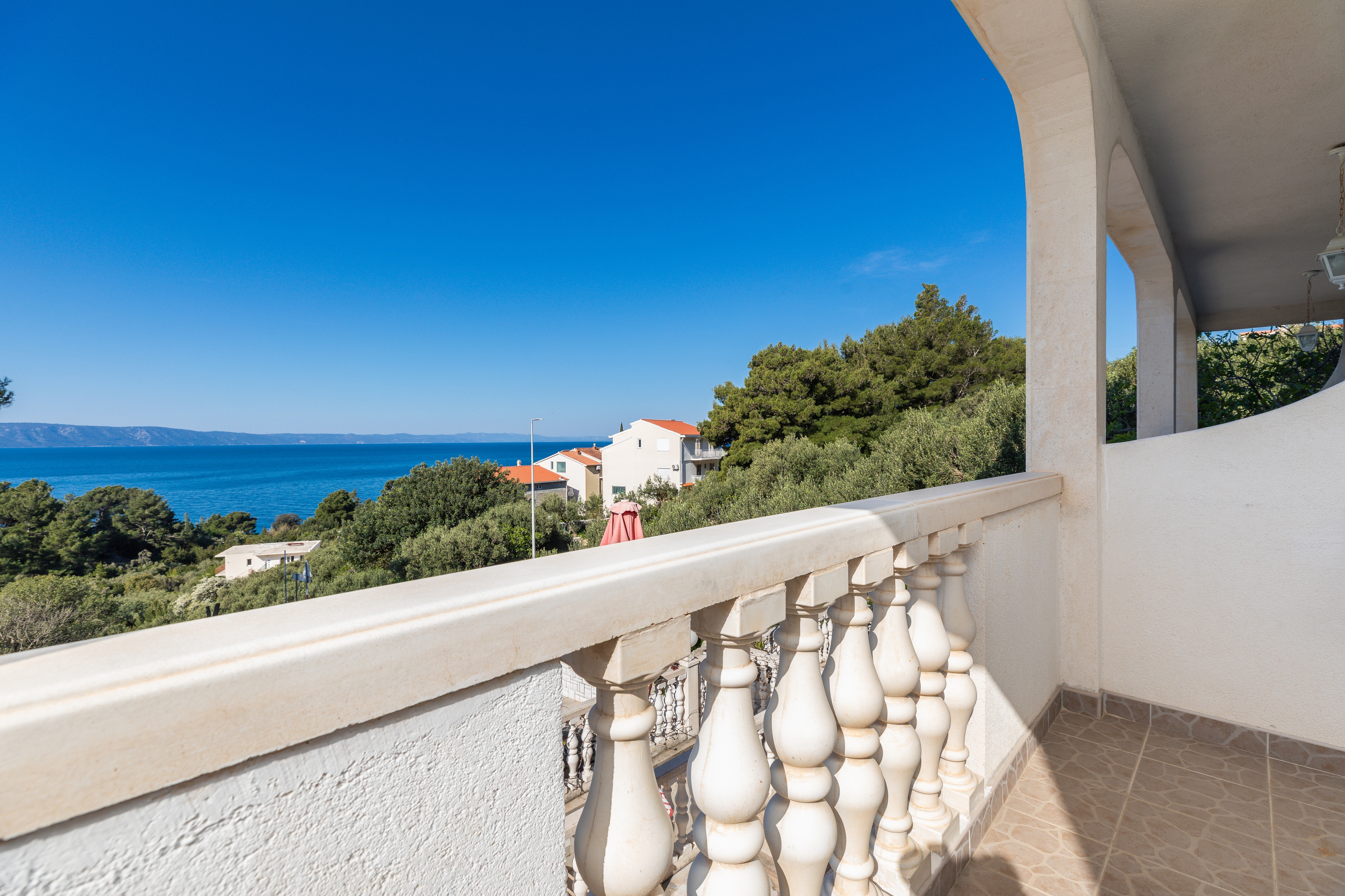 Studio flat with balcony and sea view Podgora, Makarska  AS-a