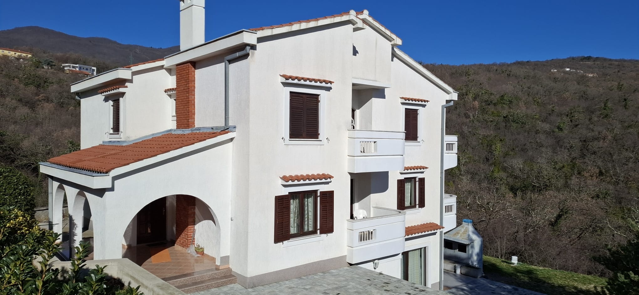 Komforan apartman s terasom i pogledom na more Ičići, Opatija  A-a
